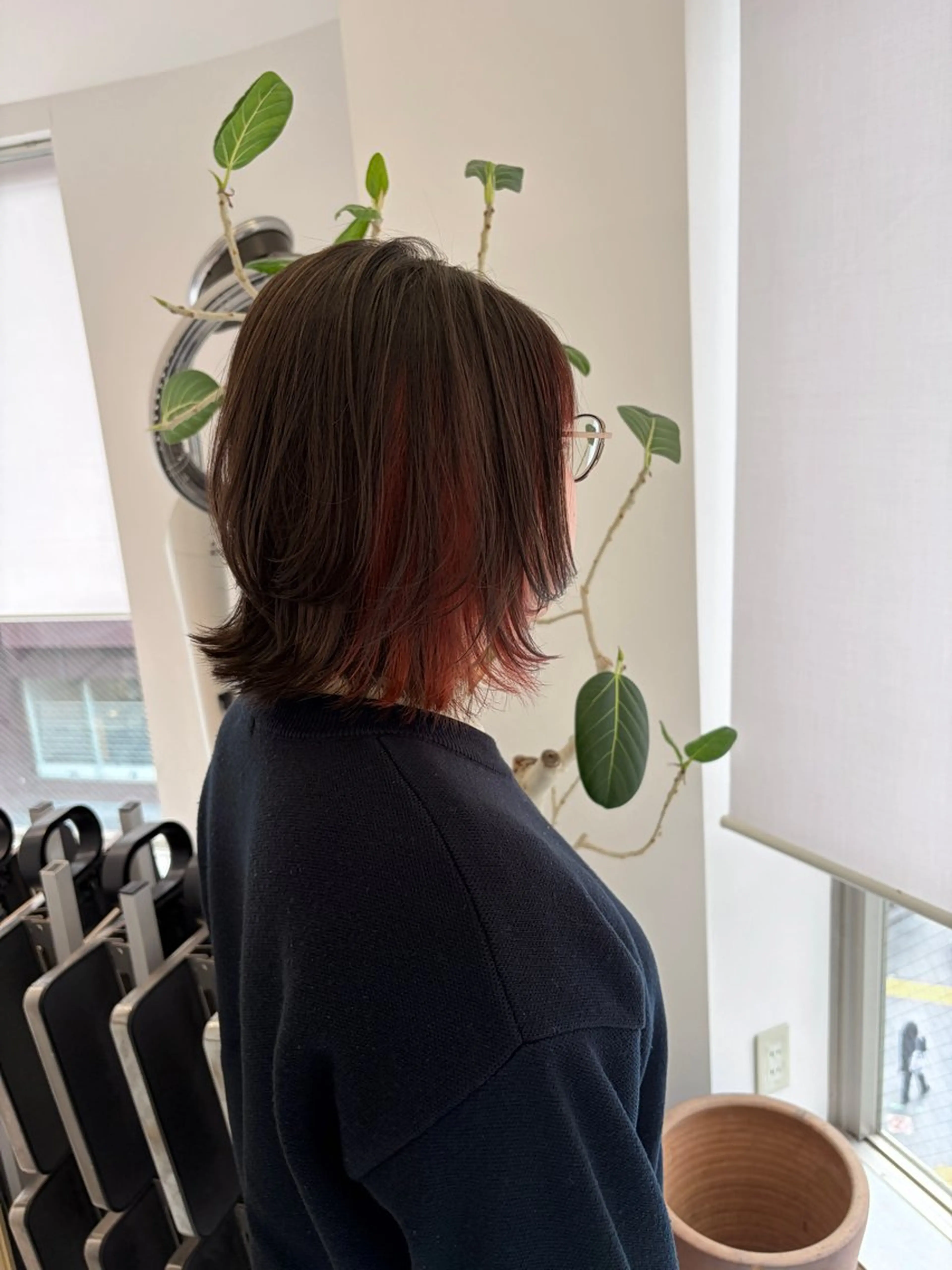 ミディアム カラー カット ヘアカラー 🍓似合わせカット× パーマ／矢木🍓のヘアスタイル