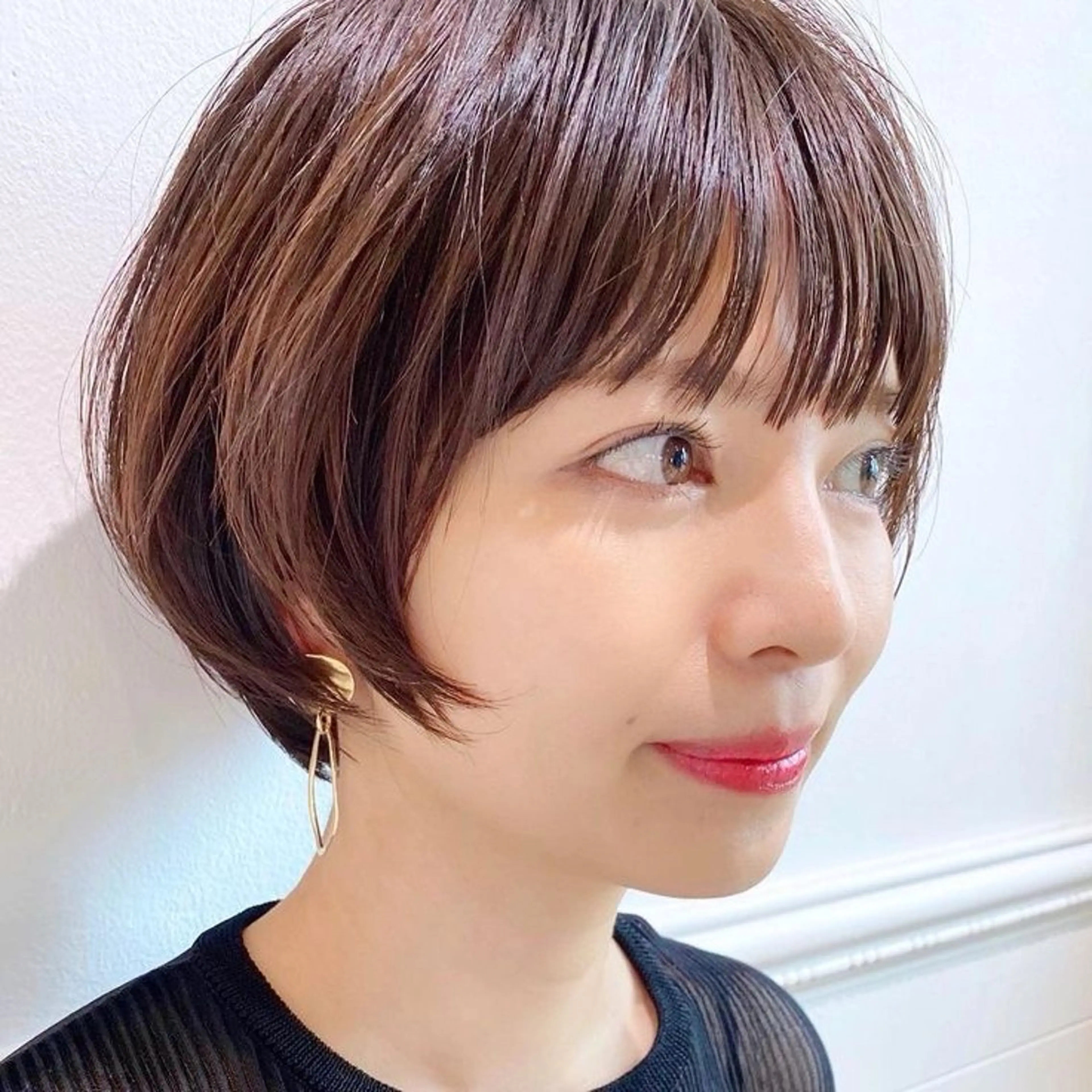 ショート riria/ボブ /透明感カラー🎀のヘアスタイル