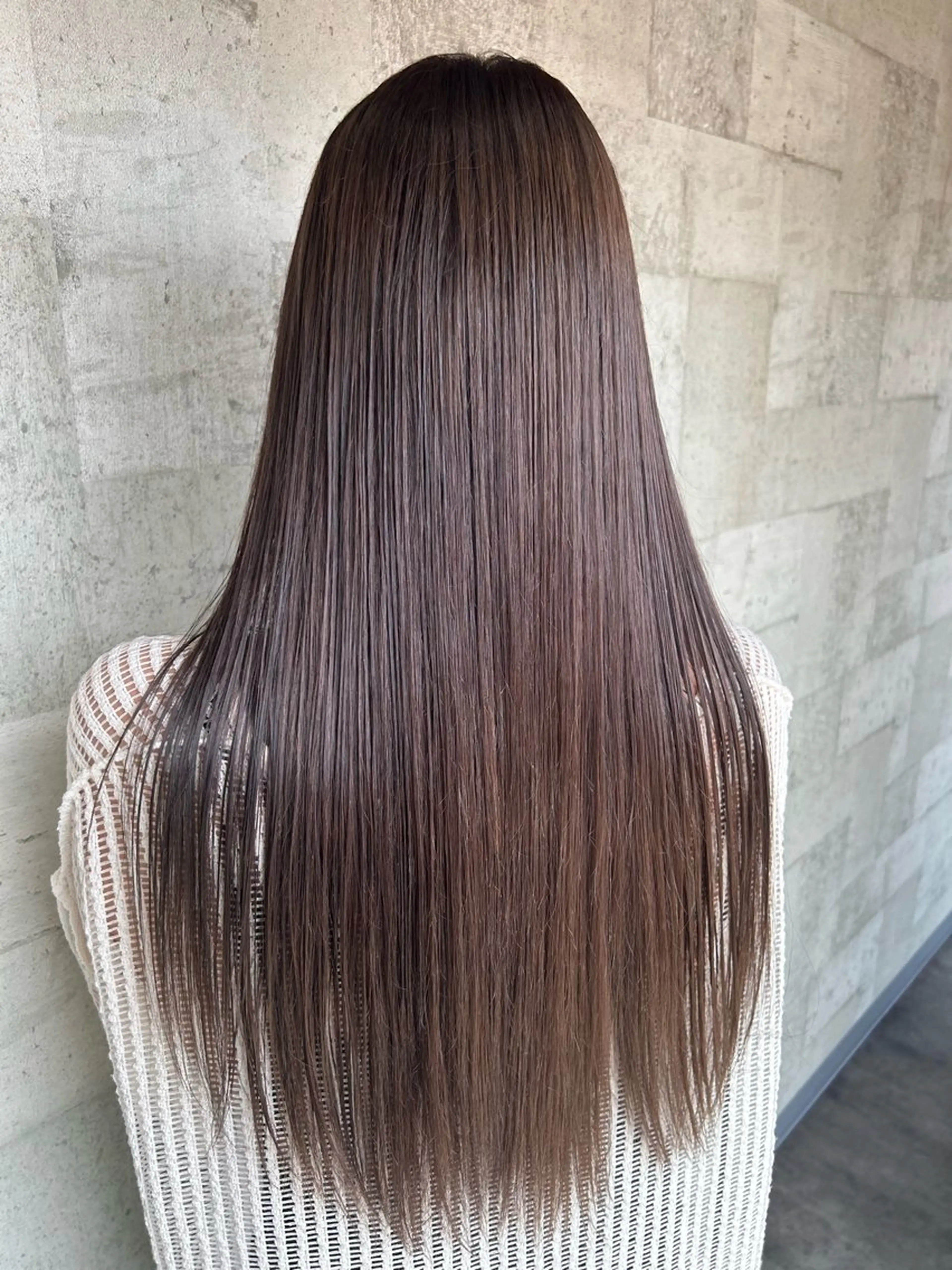 N.カラー×TOKIO5ステップ11000円→9500円#長崎#浜の町#髪質改善#縮毛矯正#艶カラー#サラサラ髪の写真