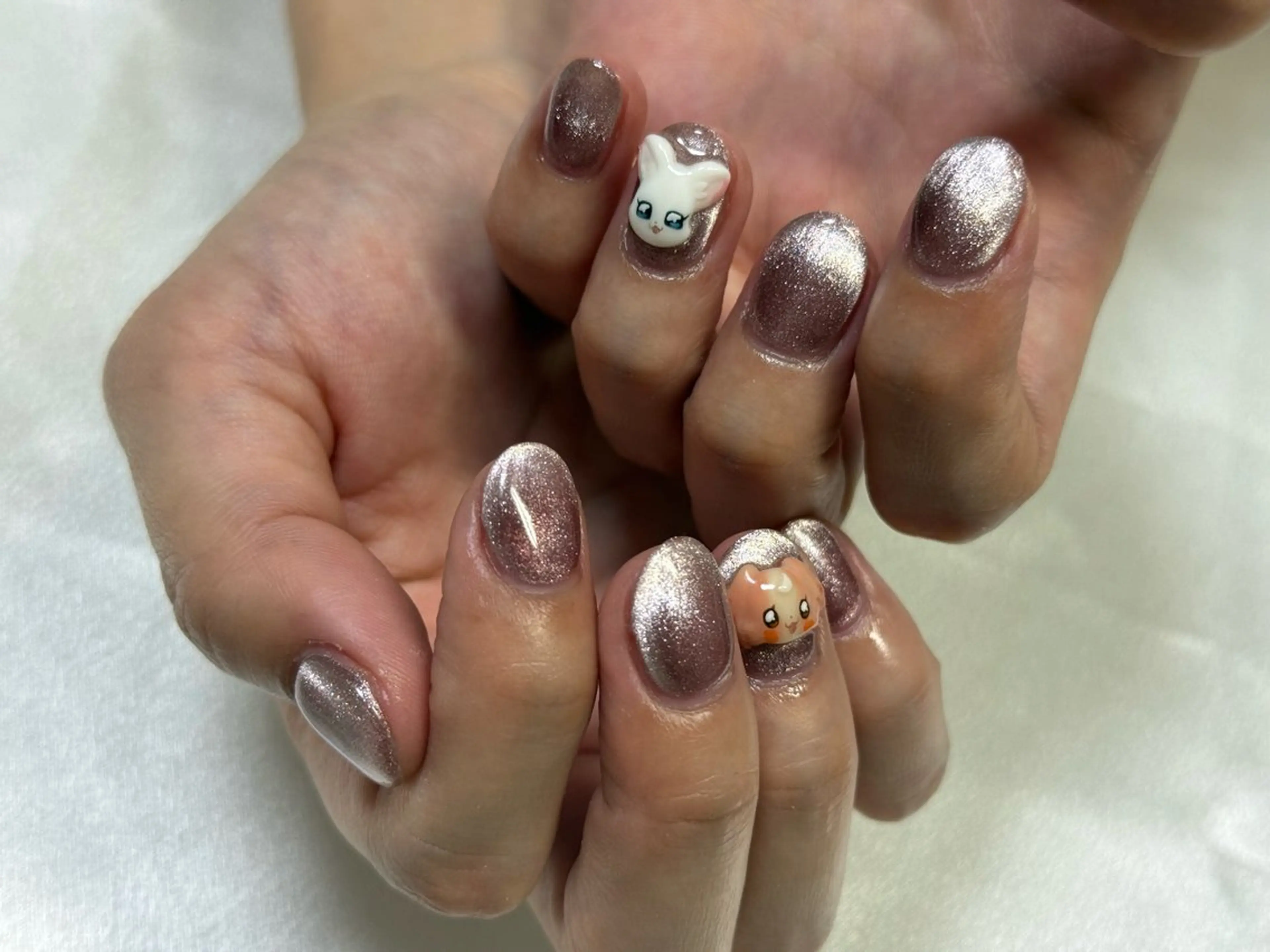 ネイル マグネットネイル 持ち込み ハンドネイル ~Sol&Luna~ Momonaのネイルデザイン