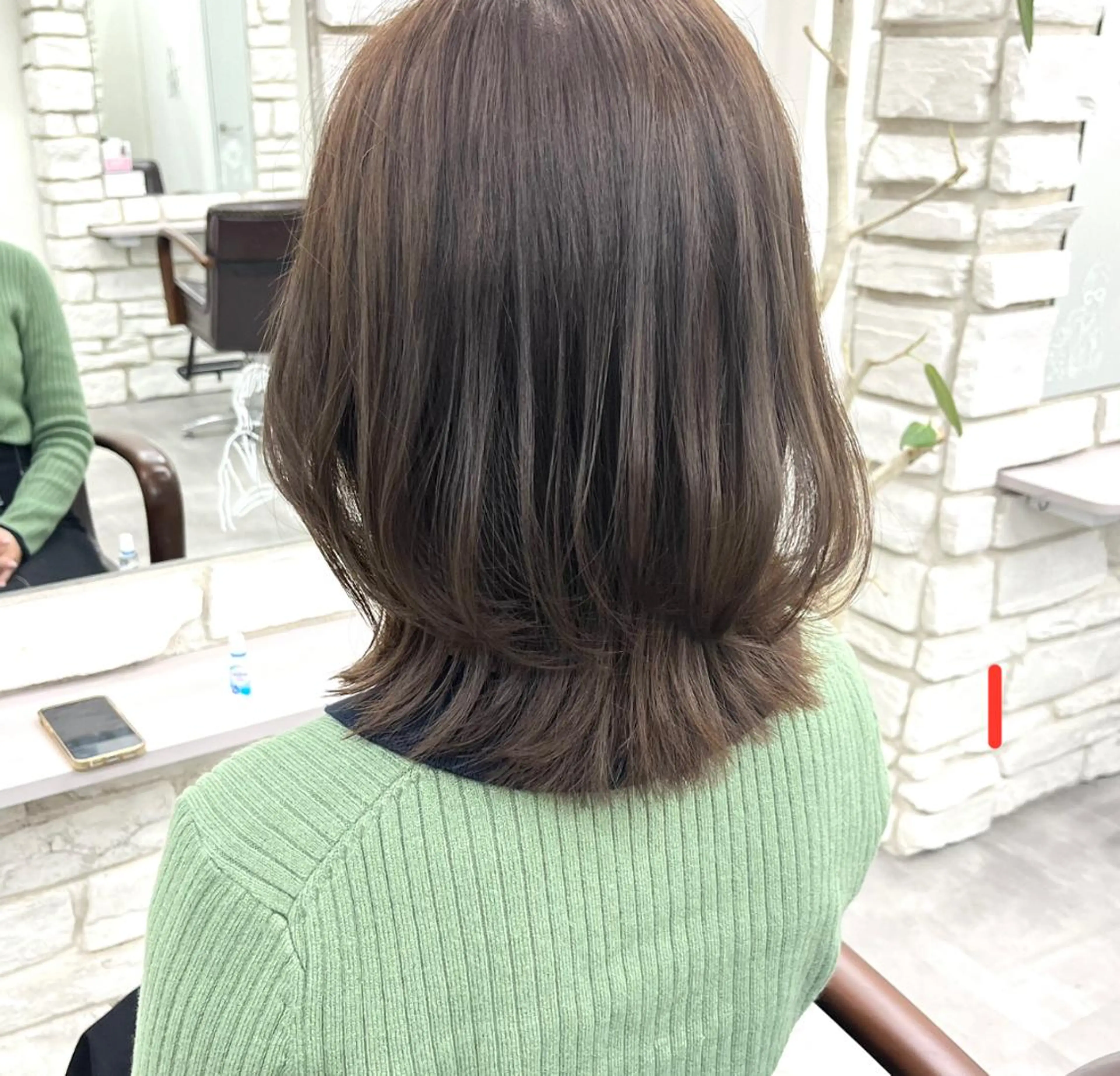カラー グレージュ オリーブグレージュ オリーブグレー カット ヘアカラー トリートメント 巻ける髪質改善で美髪 にデザイン✨/よしみのヘアスタイル