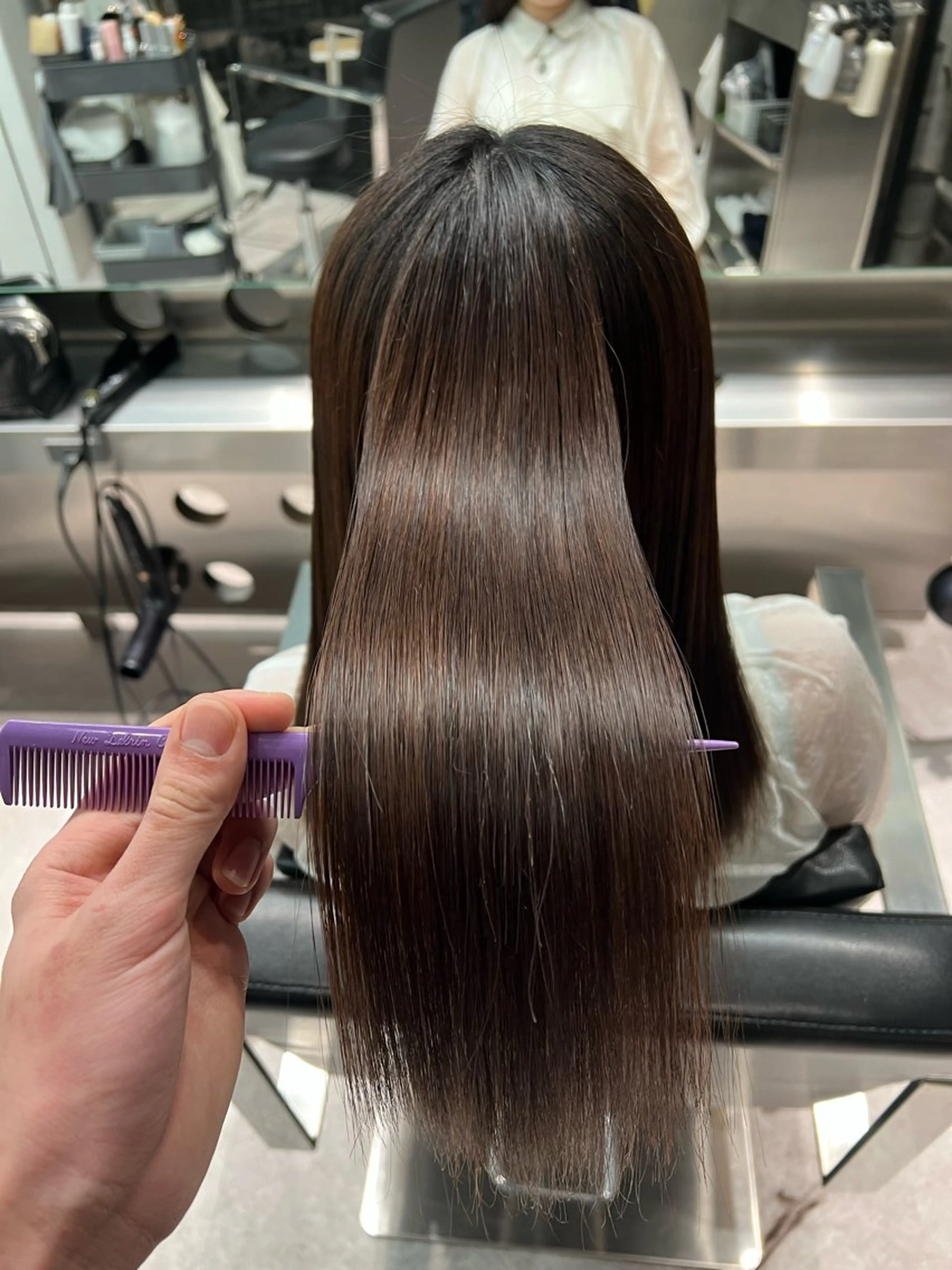 セミロング トリートメント 堀江 /木下椋麻のヘアスタイル