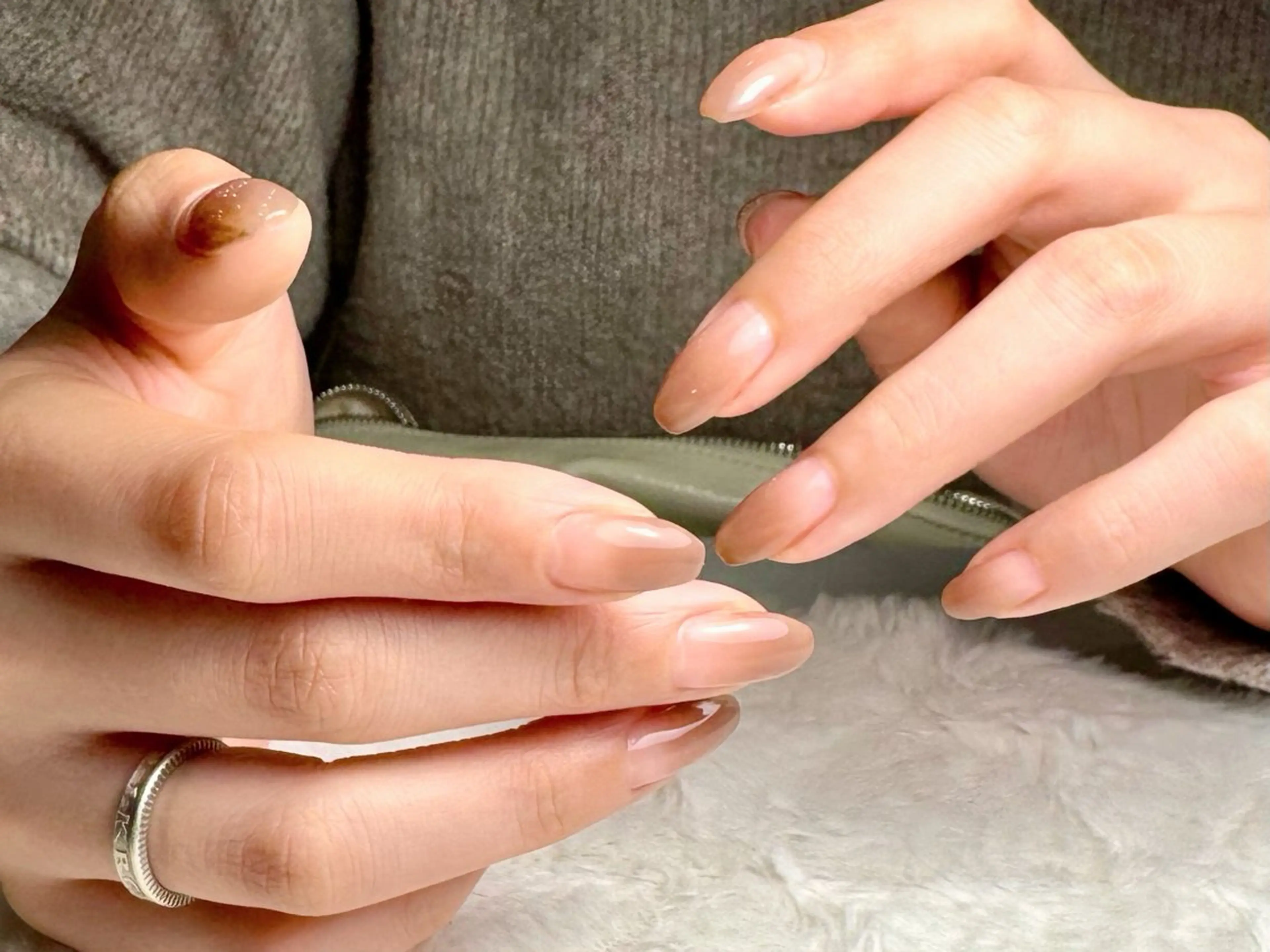 ネイル ハンドネイル BURGUNDY hirokoのネイルデザイン