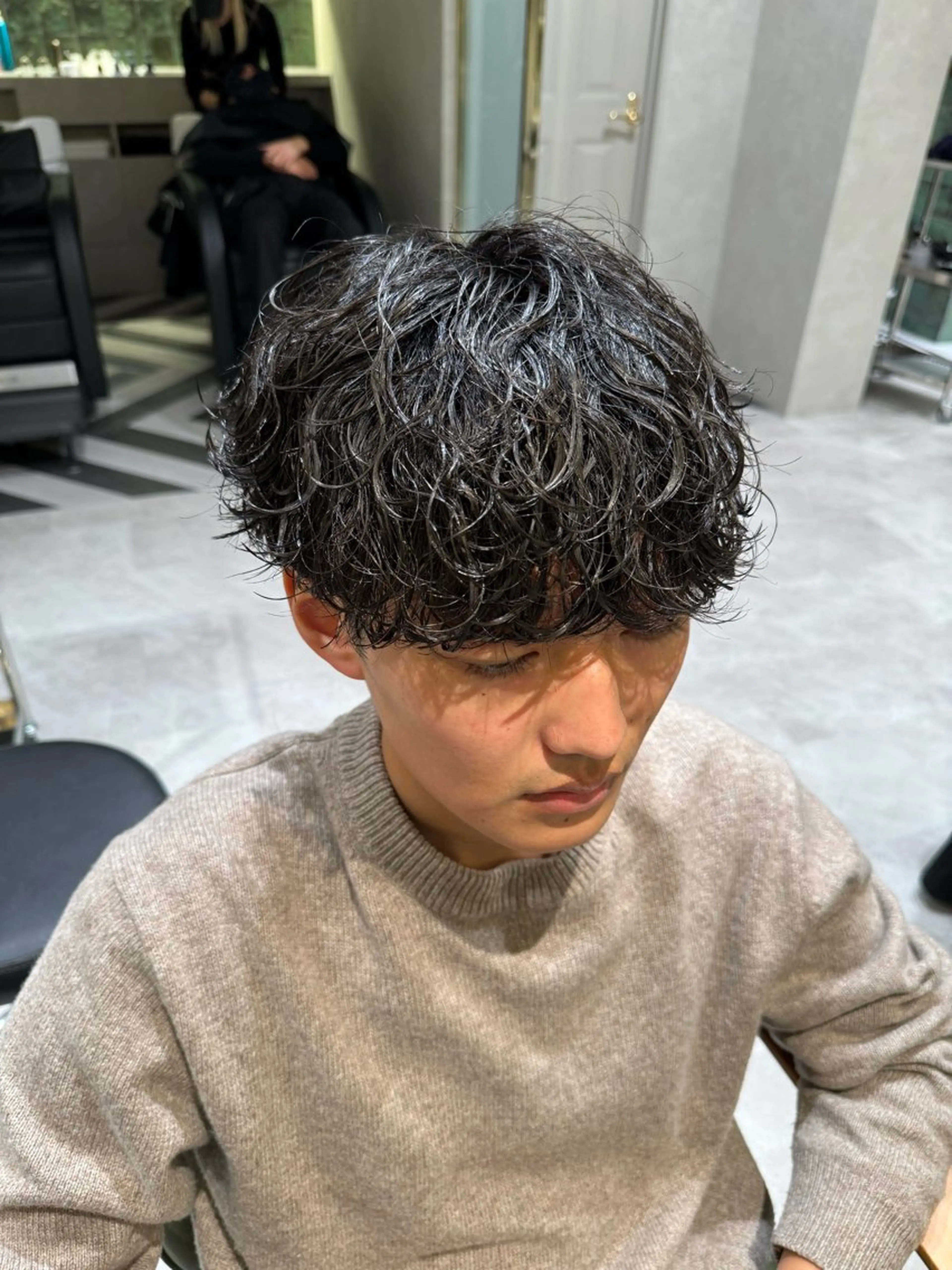 パーマ メンズ 新宿【メンズパーマ】 塩澤太一のヘアスタイル