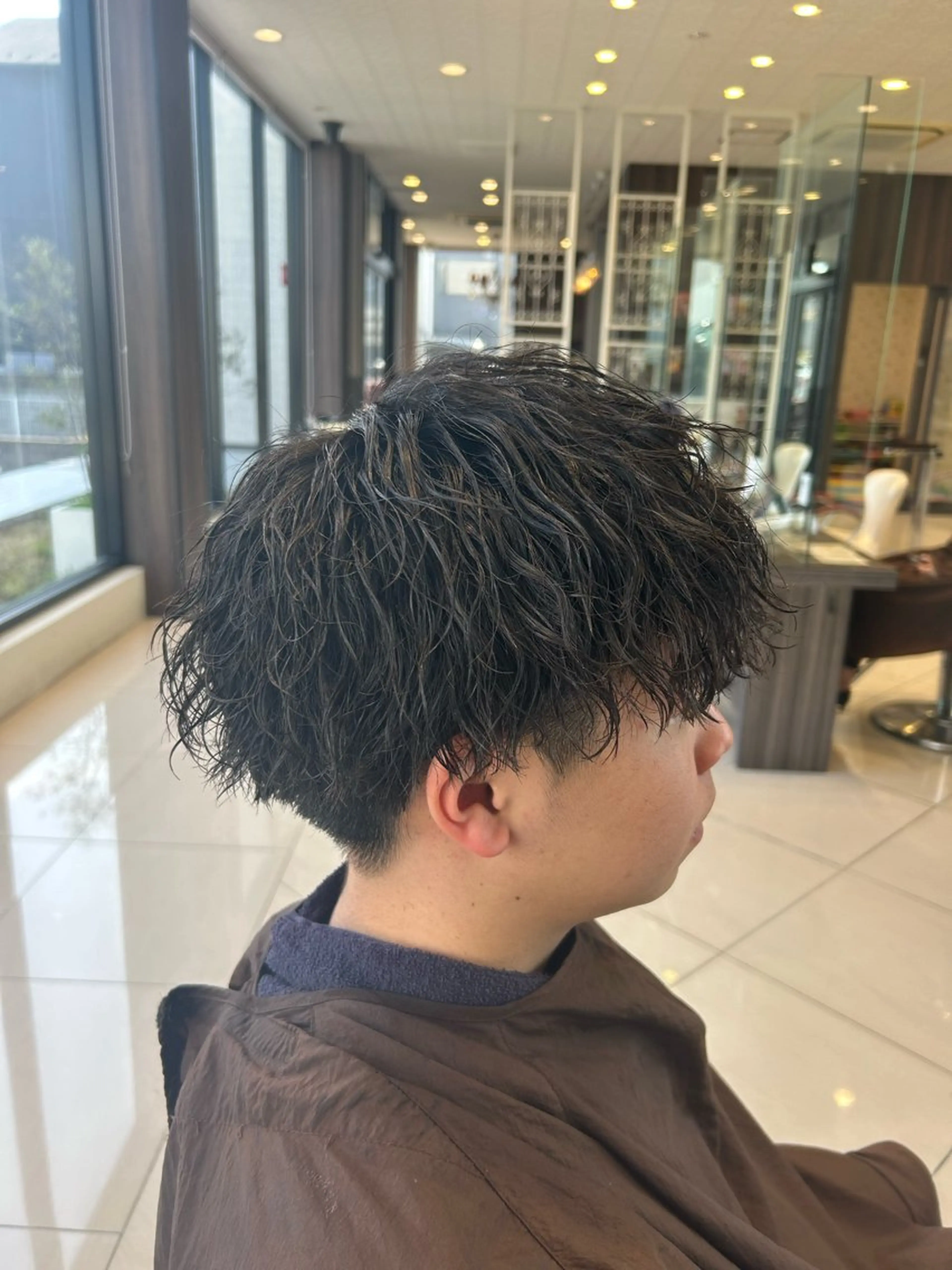 ショート パーマ メンズ メンズ専門 米山諒✂️のヘアスタイル