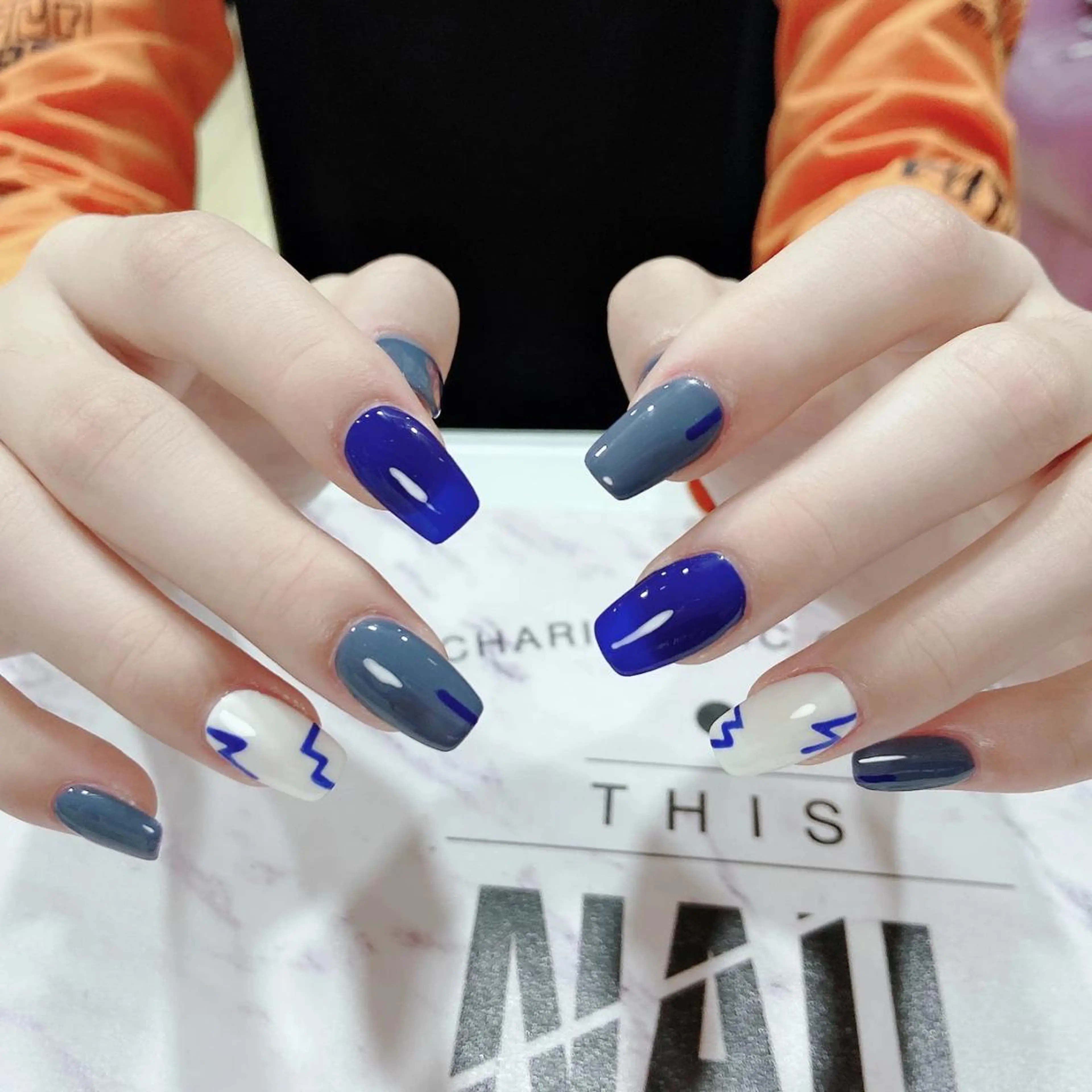 ネイル 🦋ネイルサロン ブラン🌈ゆりのネイルデザイン