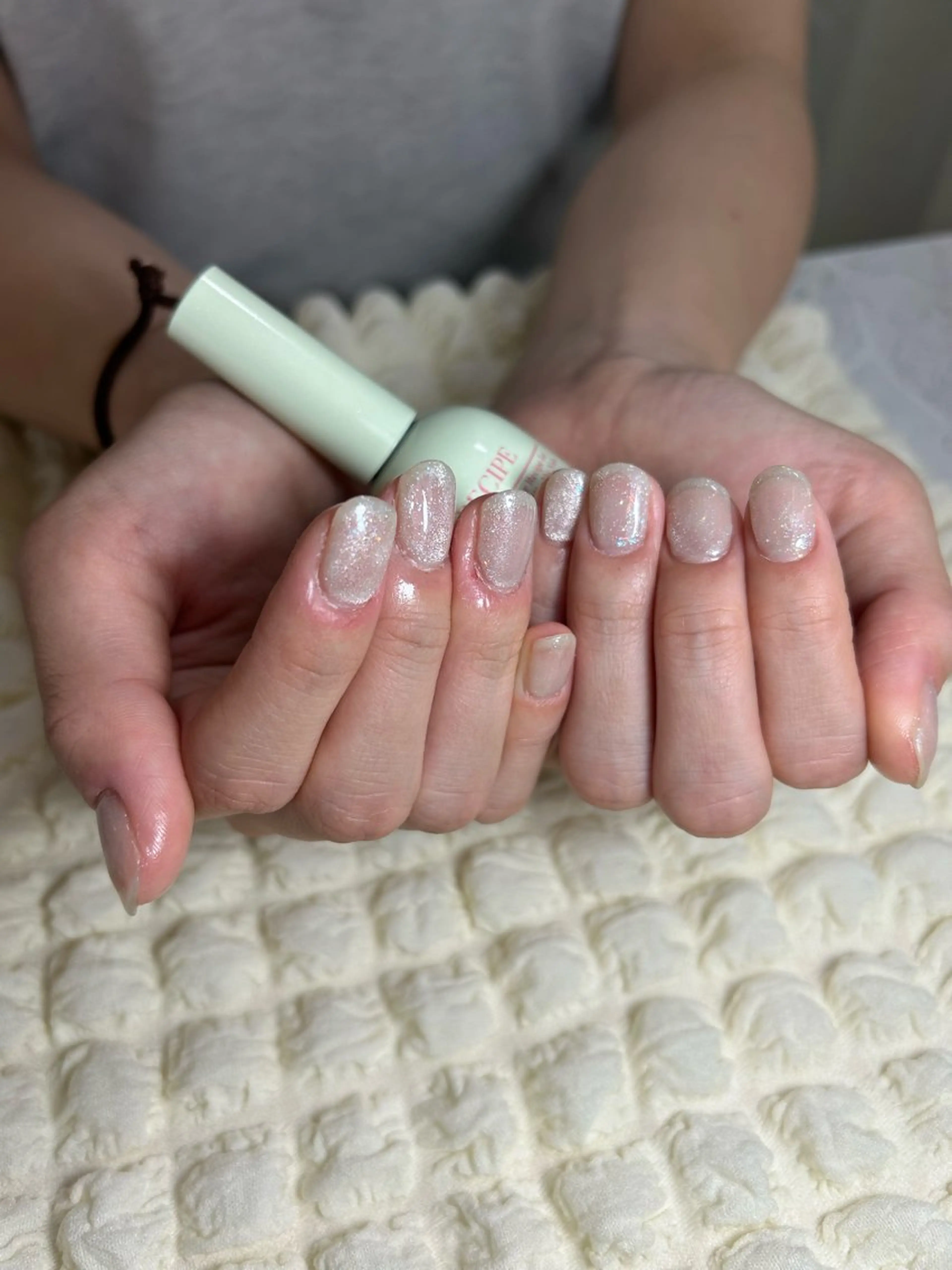 ネイル クリアネイル マグネットネイル C BEAUTY／ KAEDEのネイルデザイン