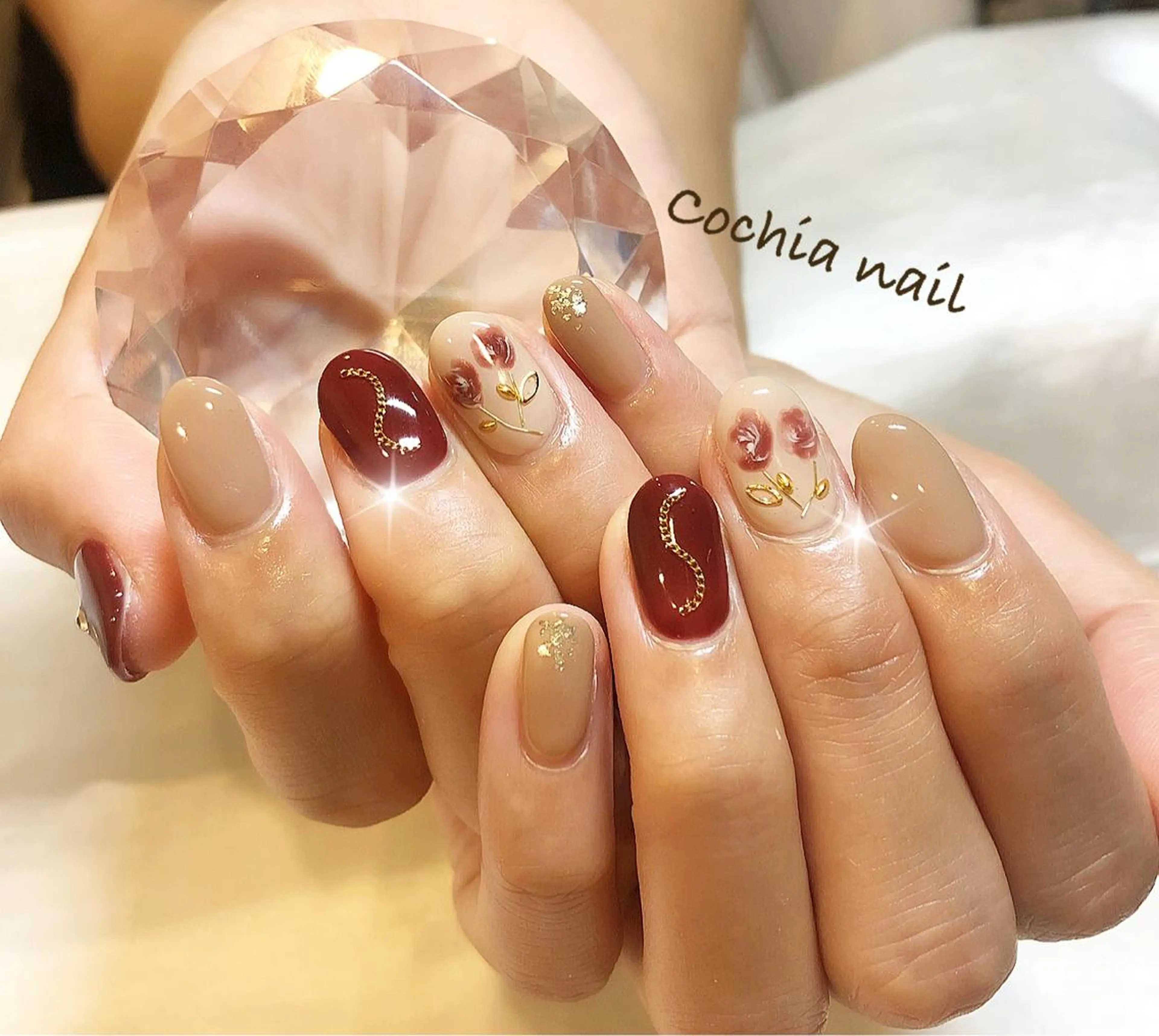 ネイル ハンドネイル ☆Cochia nail☆のネイルデザイン