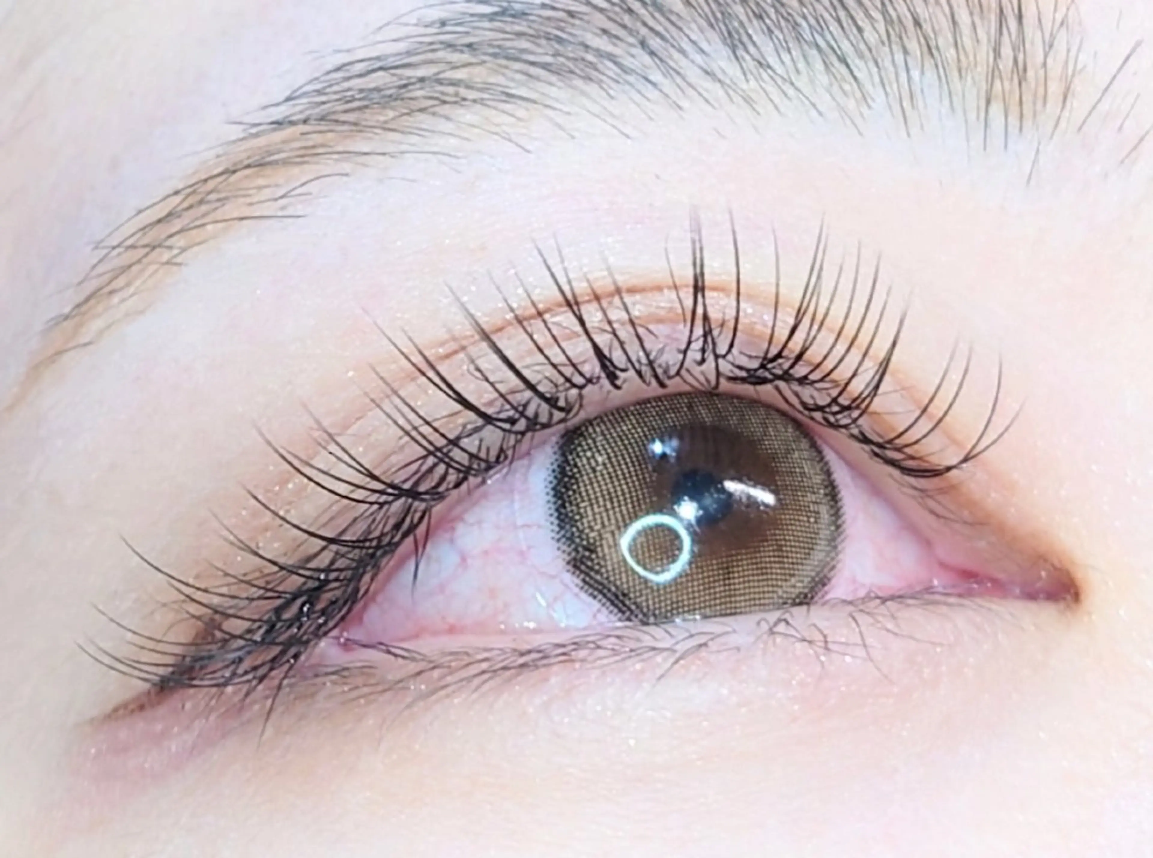 マツエク・マツパ フラットラッシュ ナチュラル マツエク joie ange 難波店　斎藤のマツエク・マツパデザイン