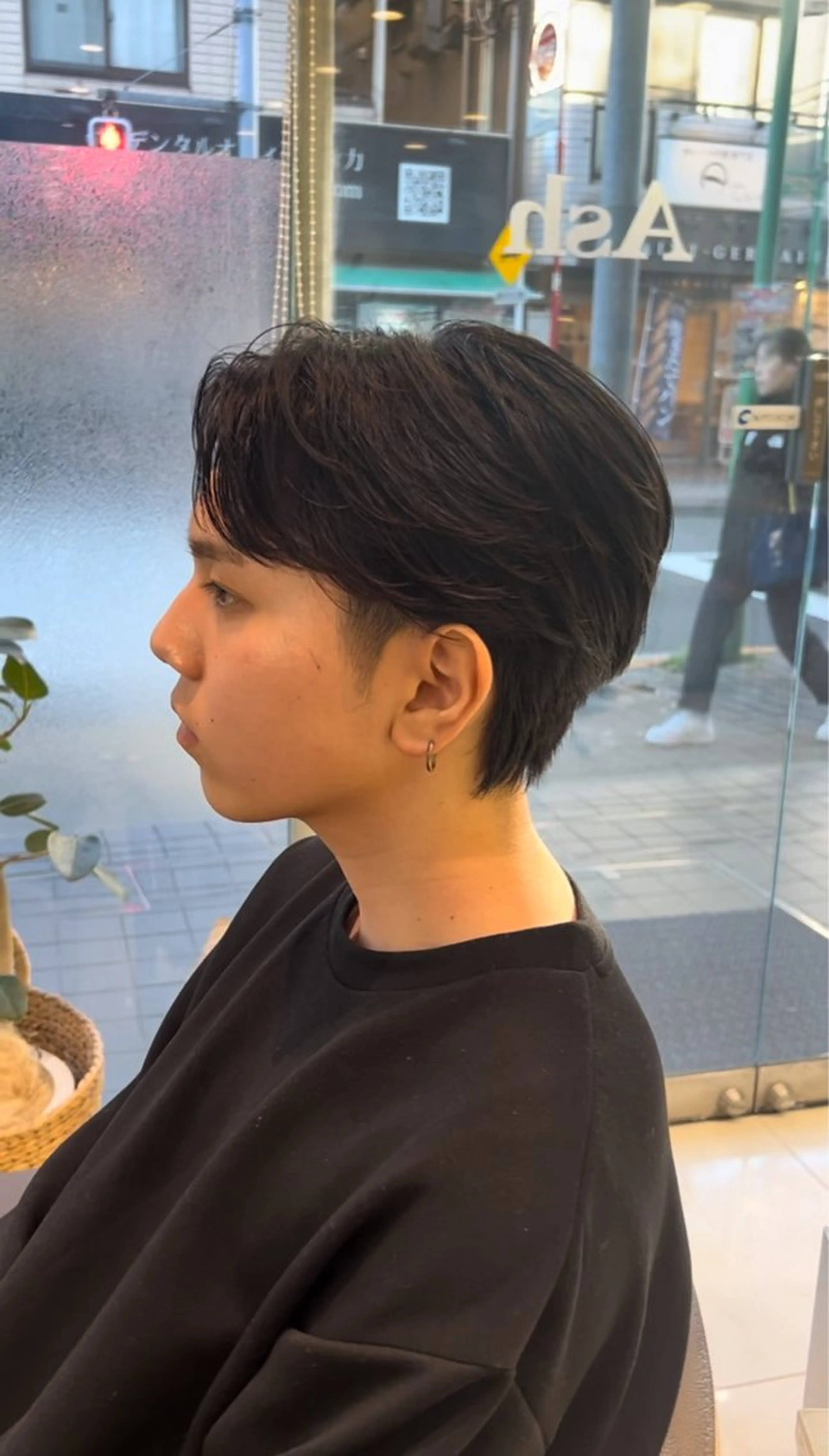 パーマ メンズ カット 縮毛矯正 毛流れ/メンズパーマ kanata/溝の口のヘアスタイル