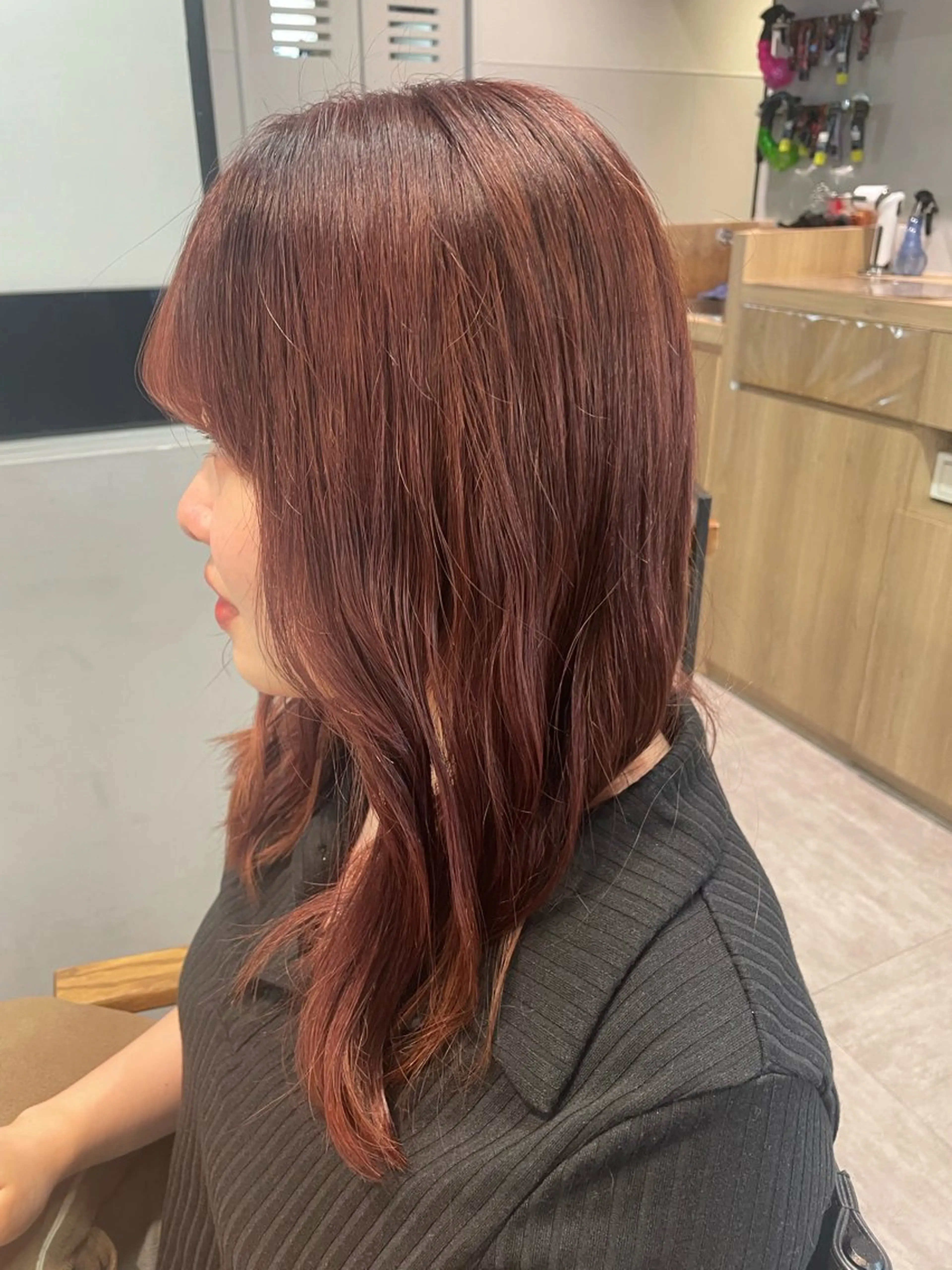 セミロング PANOLA下北沢 中川夢菜のヘアスタイル