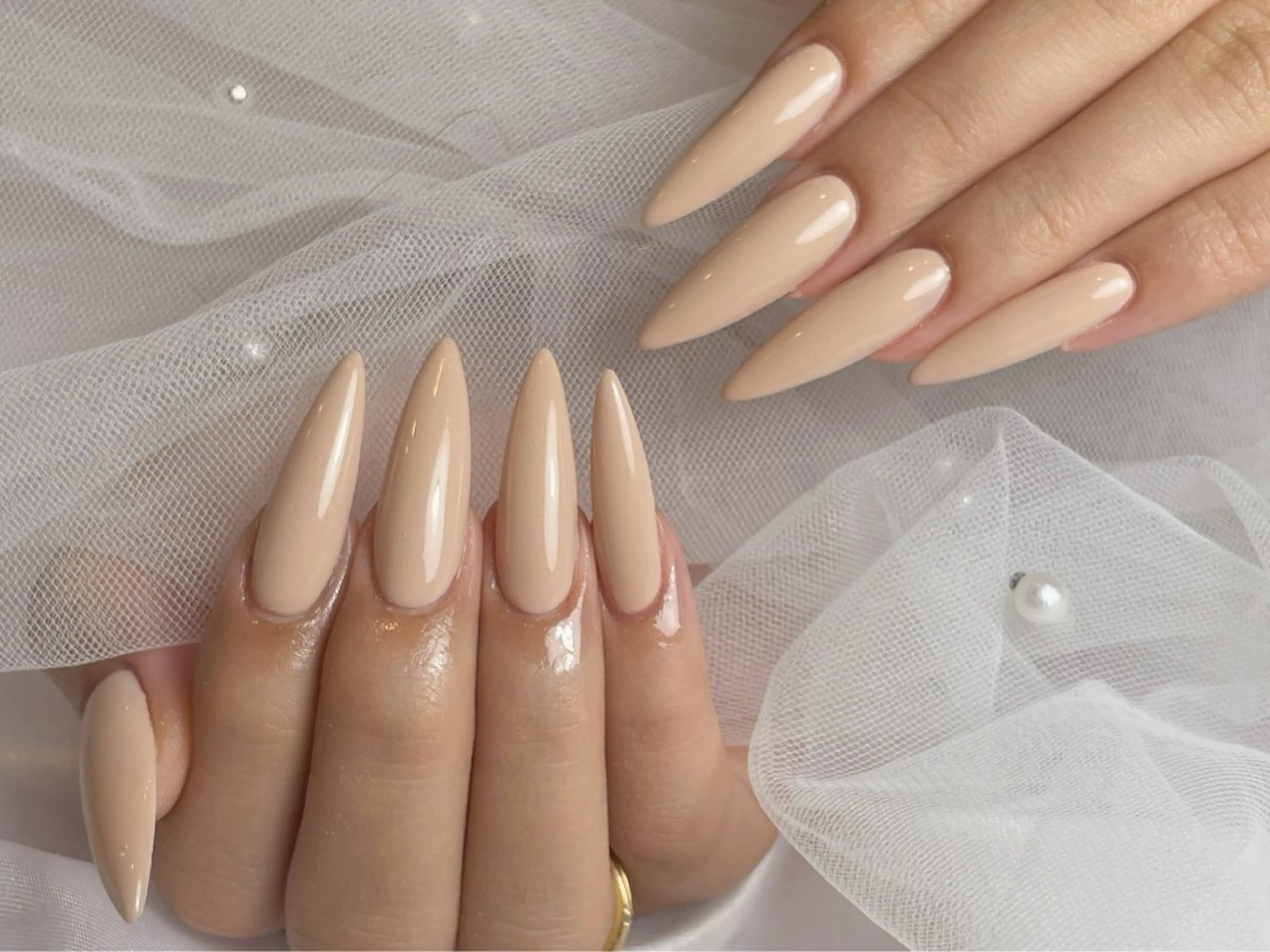 ネイル ワンカラーネイル スカルプネイル ハンドネイル kazane 💅🏾💋のネイルデザイン