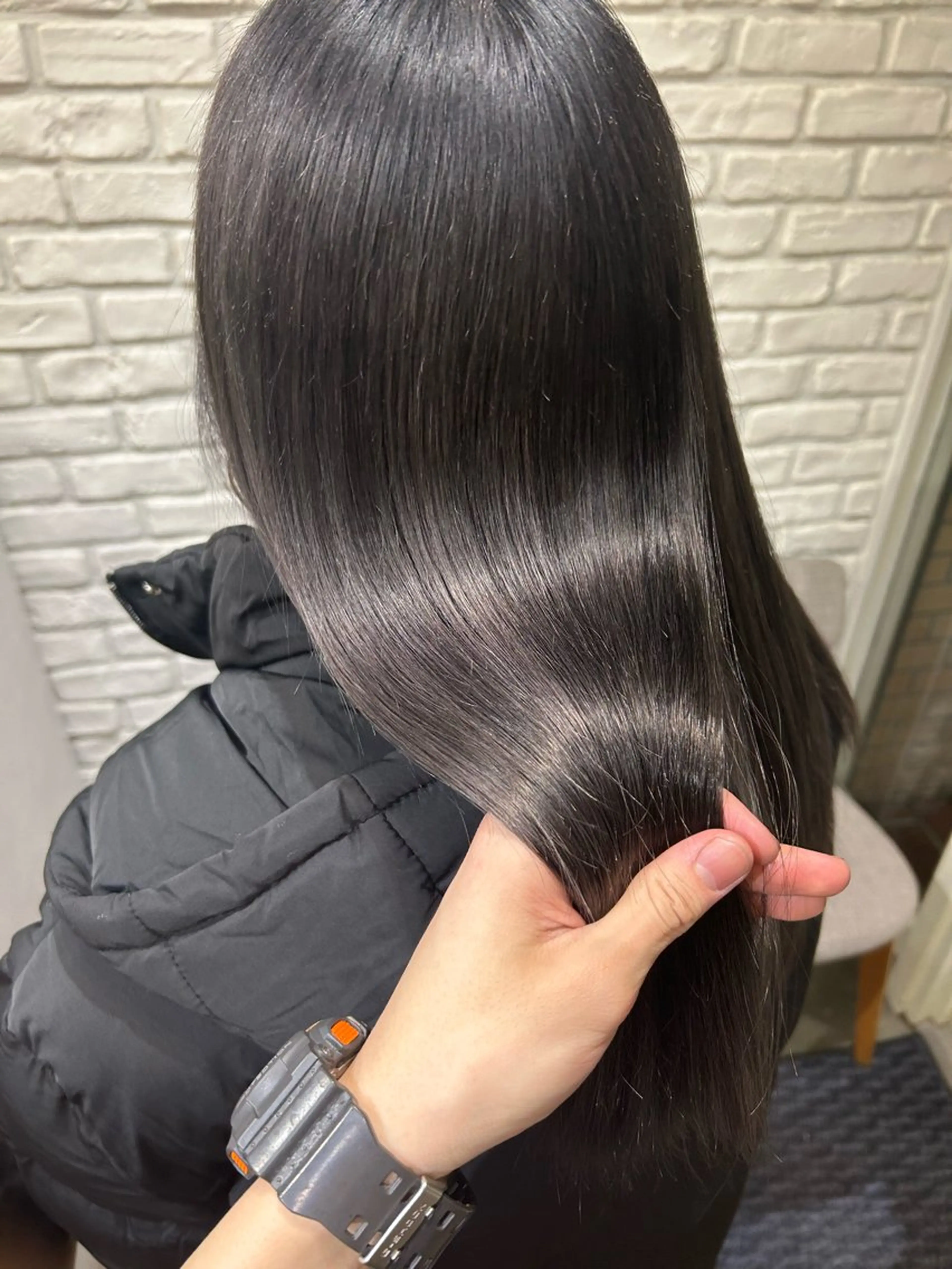 ロング ヘアカラー トリートメント ︎☀️はるき︎︎☁️ 似合わせ/ハイトーンのヘアスタイル