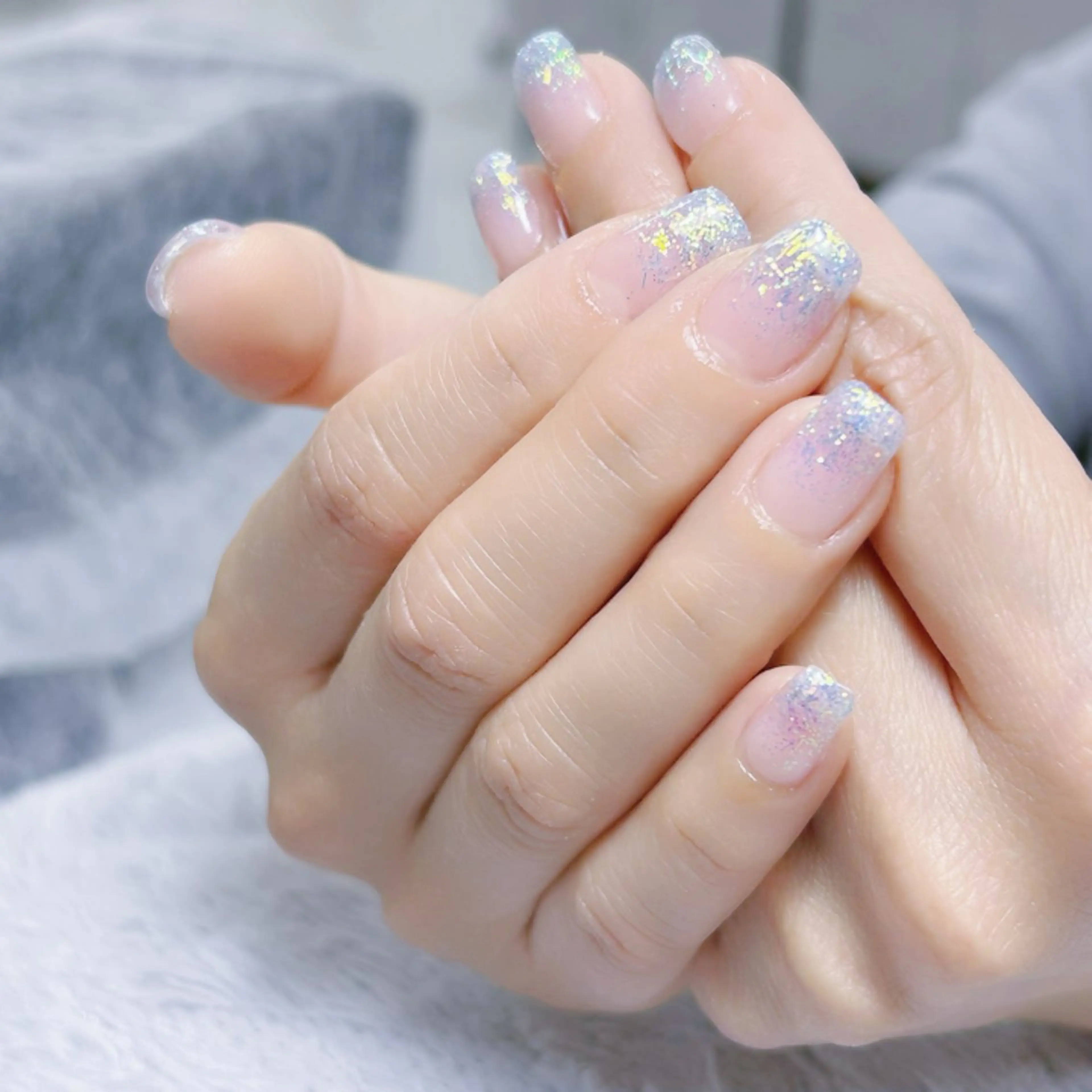 ネイル グラデーション ラメ(グリッター) ラメグラデーション ANNE綾瀬店 eriのネイルデザイン