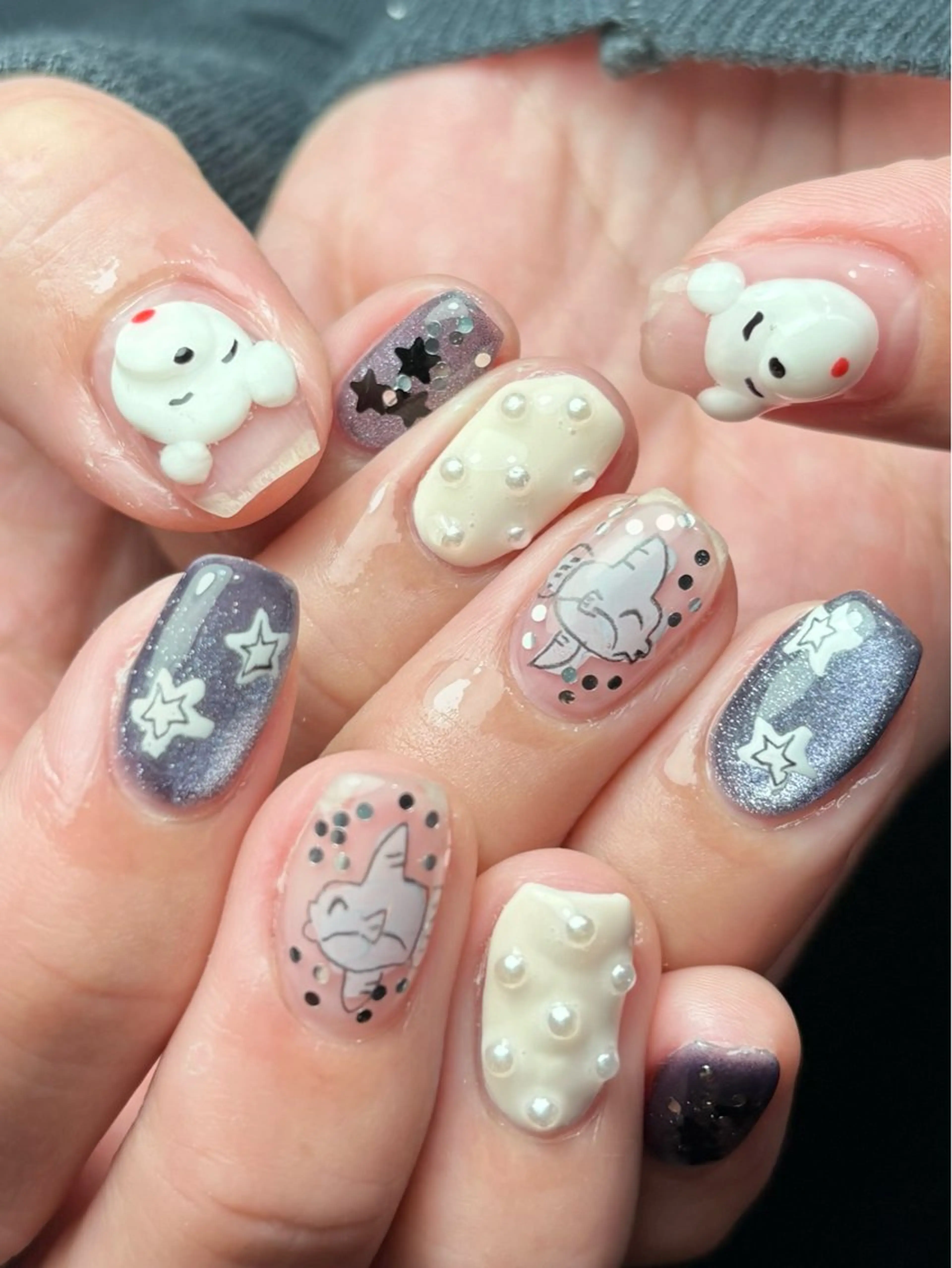 ネイル ハンドネイル NICOnail🦭 Mikuのネイルデザイン