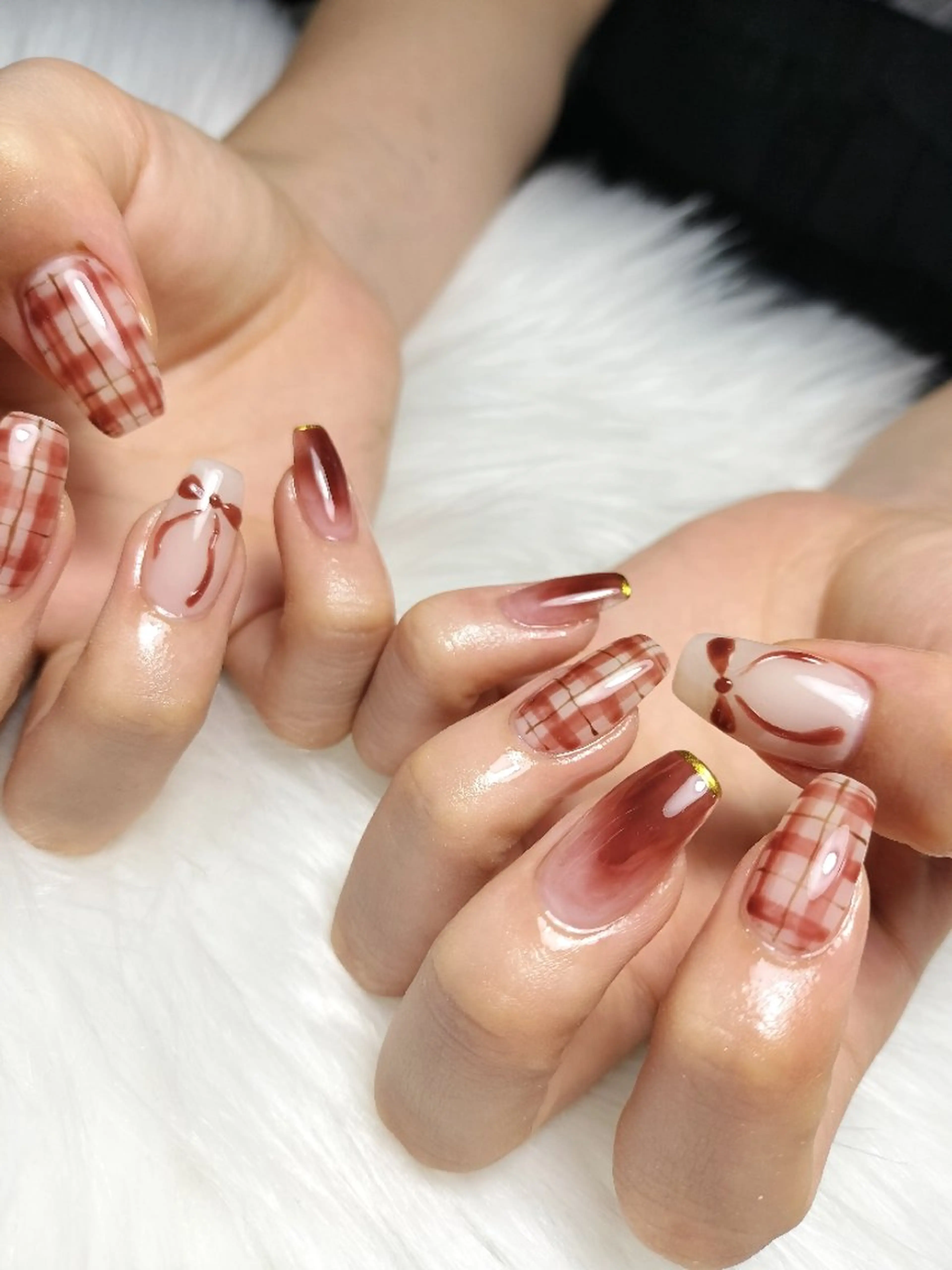 長さ出し10本＋持込アート10本🌿の写真