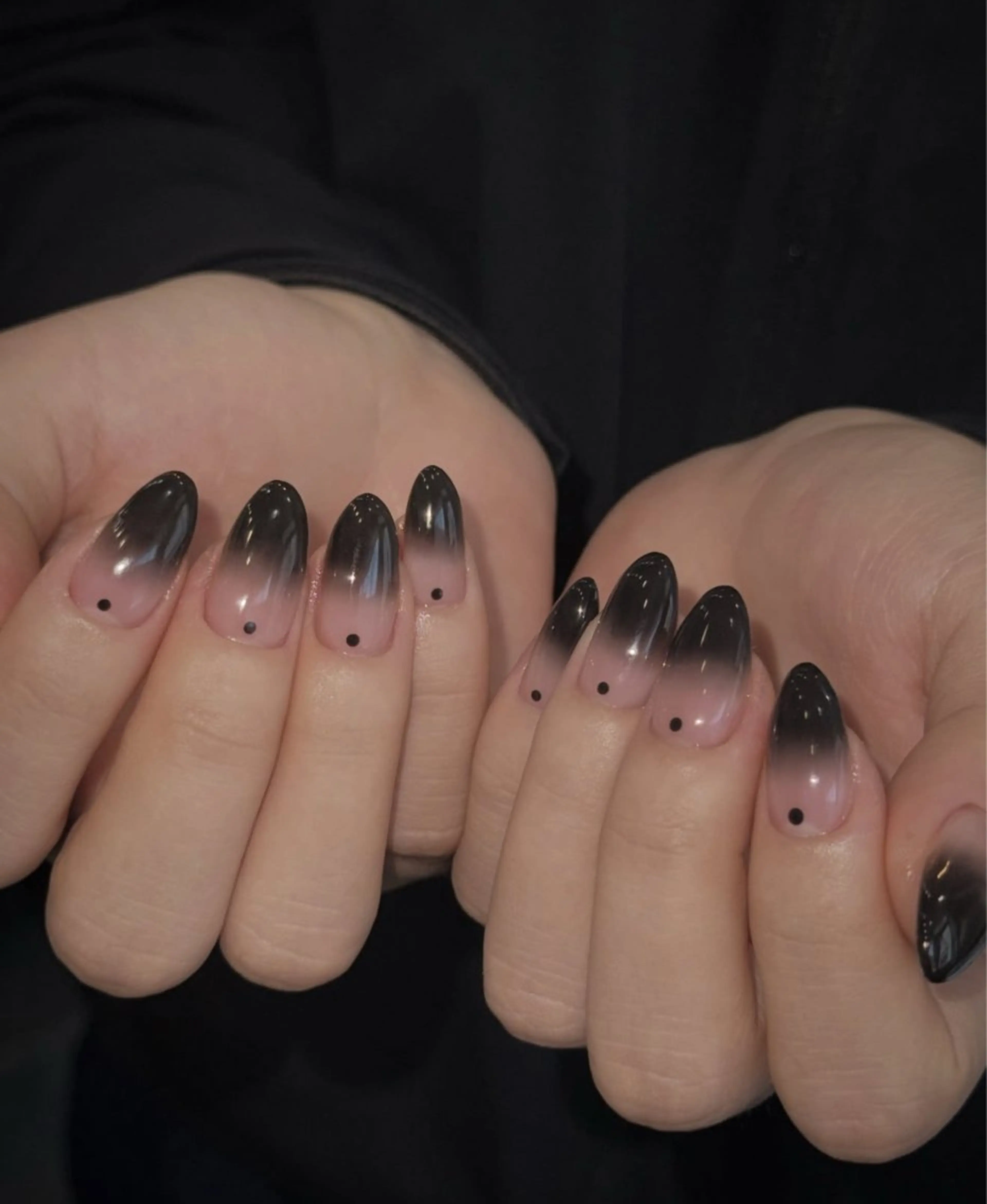 ネイル アニマル柄 オーロラネイル チークネイル フラッシュネイル ジェルネイル ハンドネイル Tira Nailのネイルデザイン