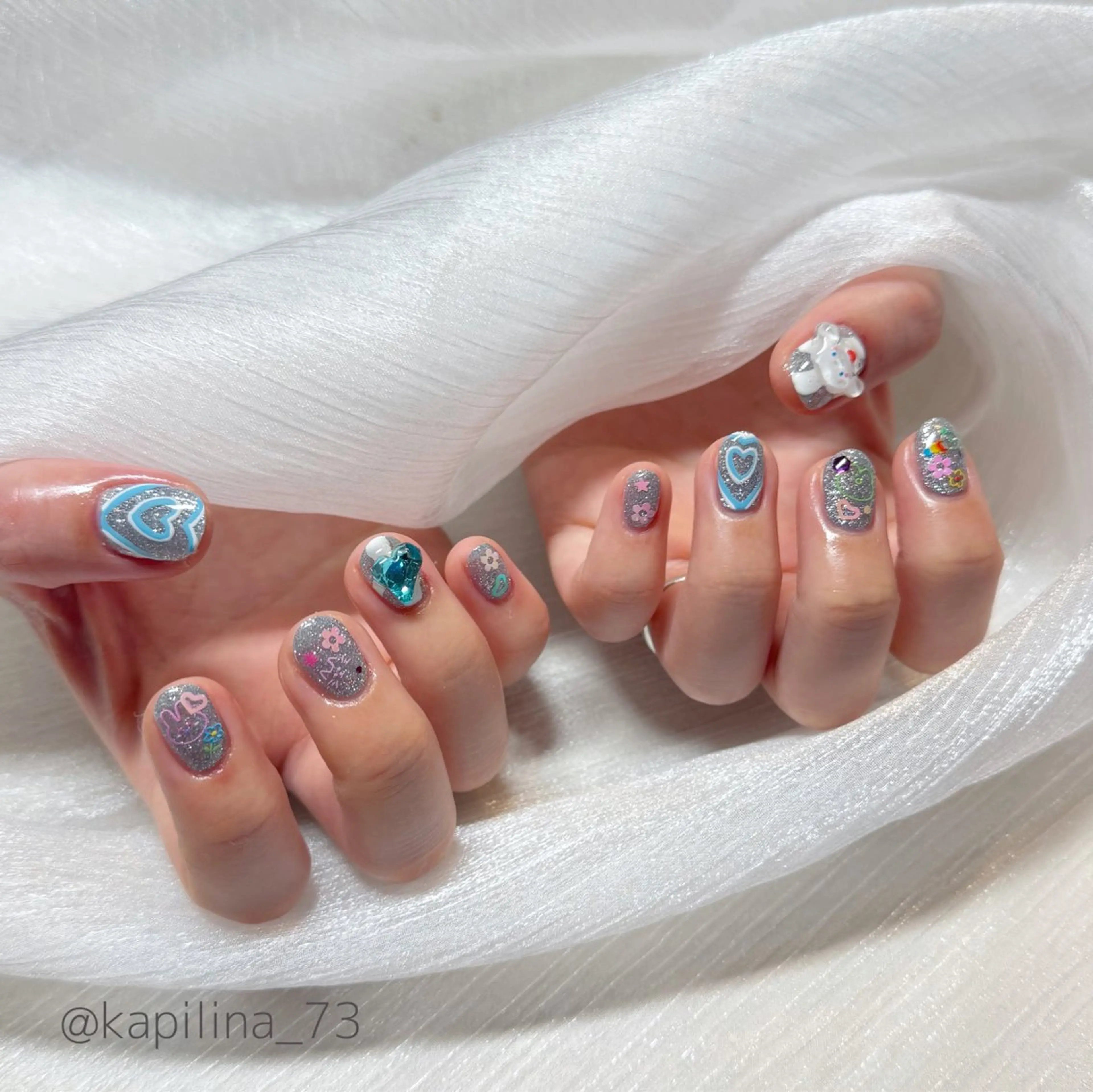 ネイル ハンドネイル Kapilina🌺 MOMOのネイルデザイン