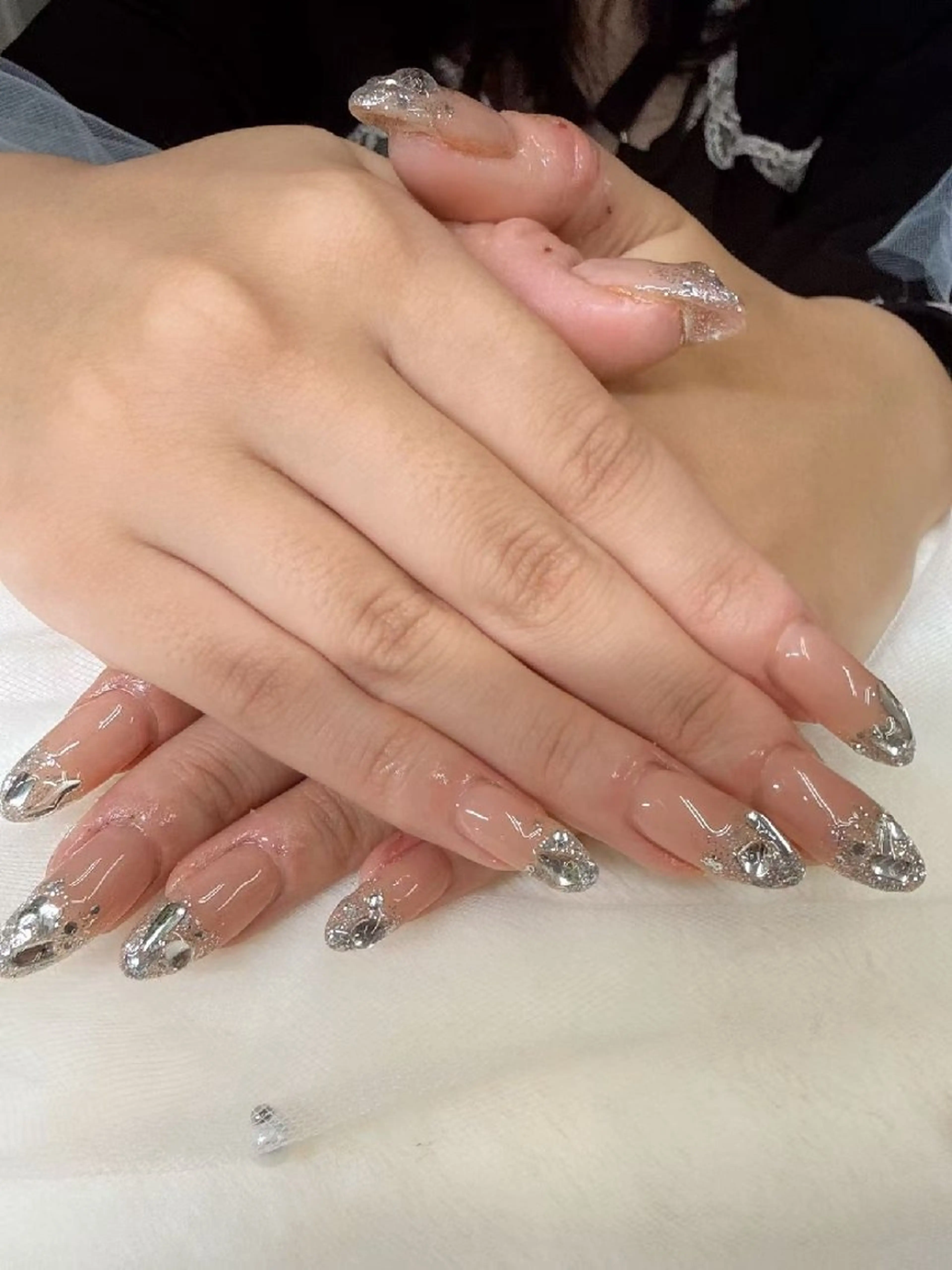 ネイル マグネットネイル 持ち込み オフィスネイル シンプルネイル ワンホンネイル ハンドネイル 佐田 美香のネイルデザイン