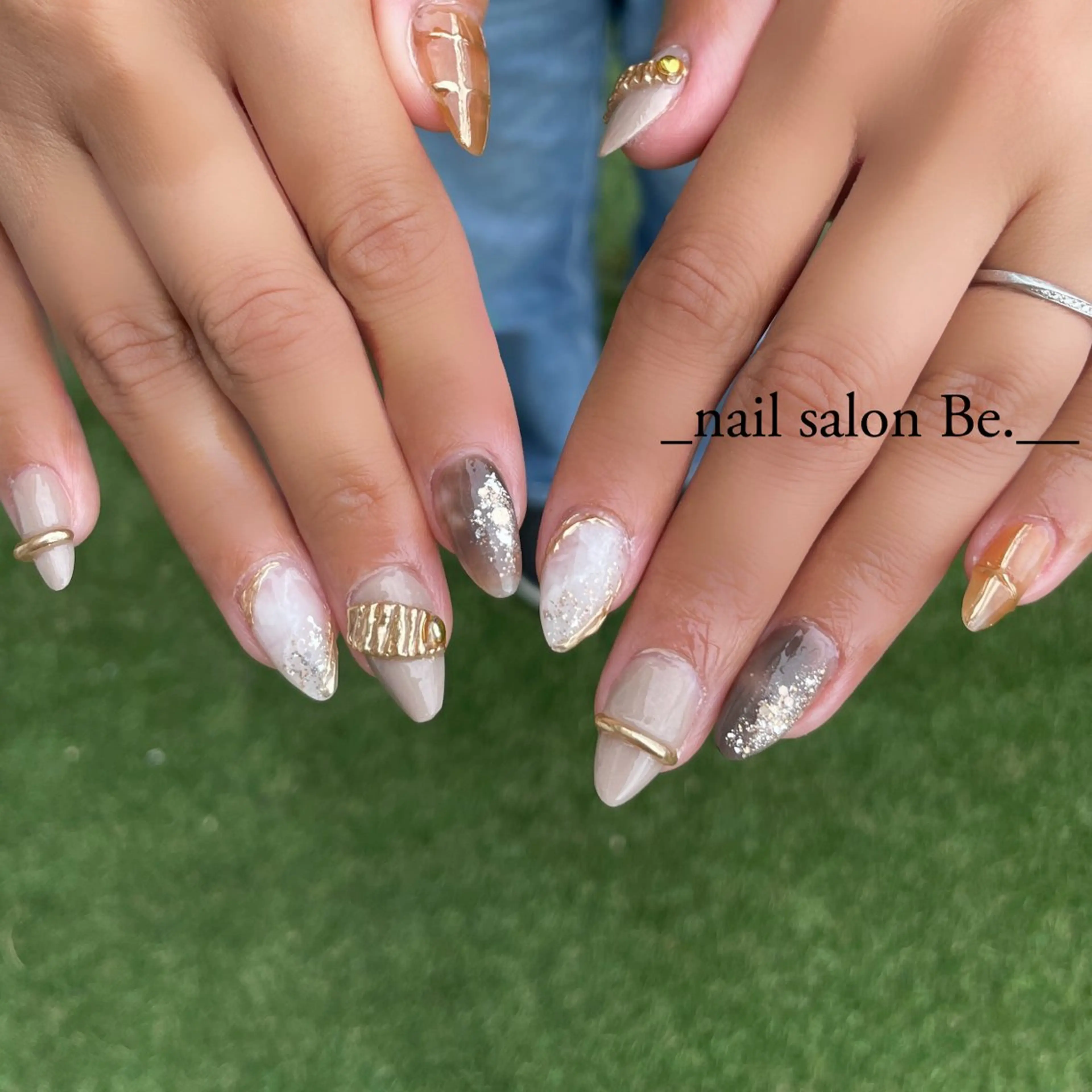 ネイル スカルプネイル nail salon Be.のネイルデザイン