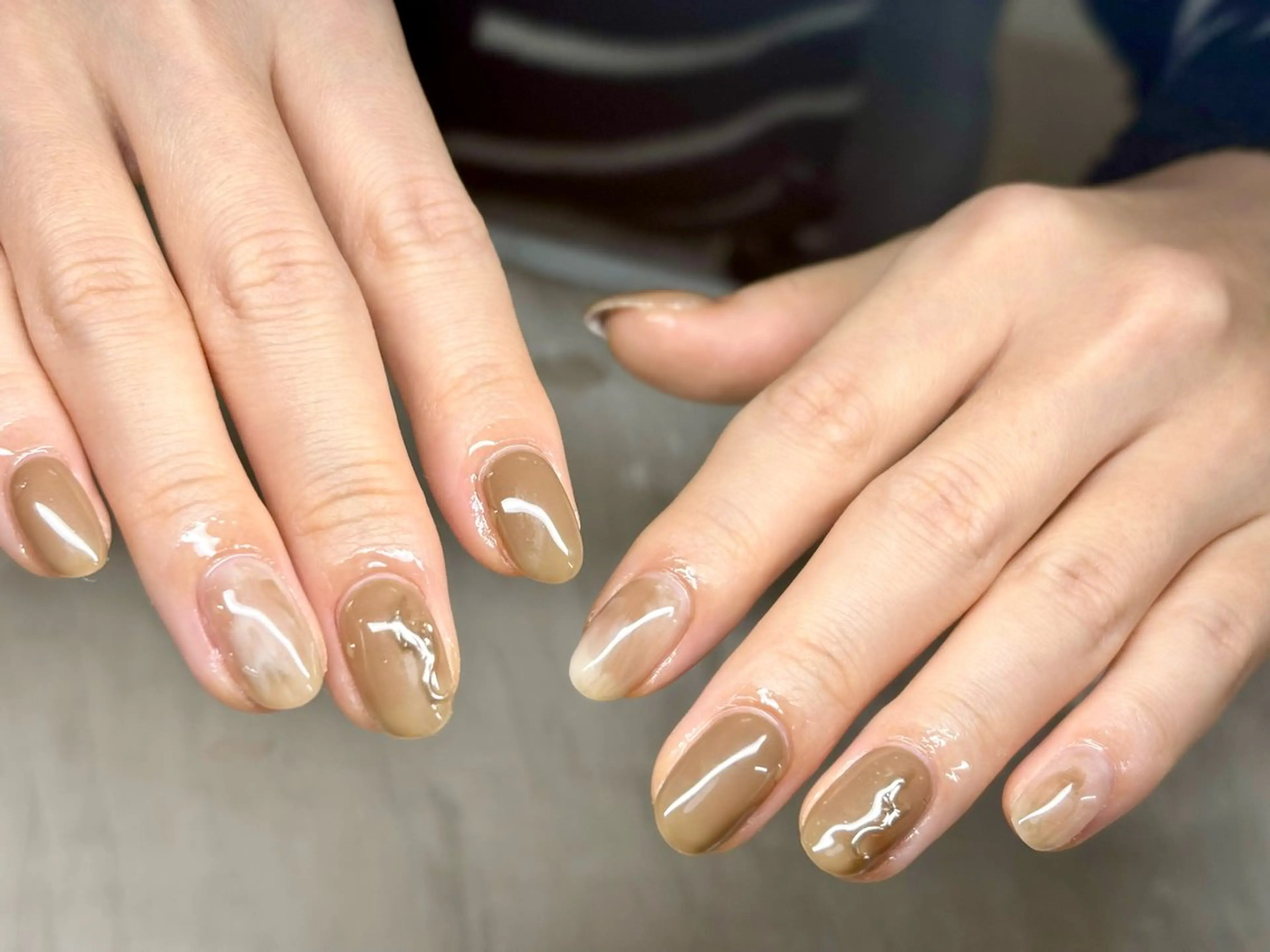 ネイル ニュアンスネイル シンプルネイル ETE LUNA NAILのネイルデザイン