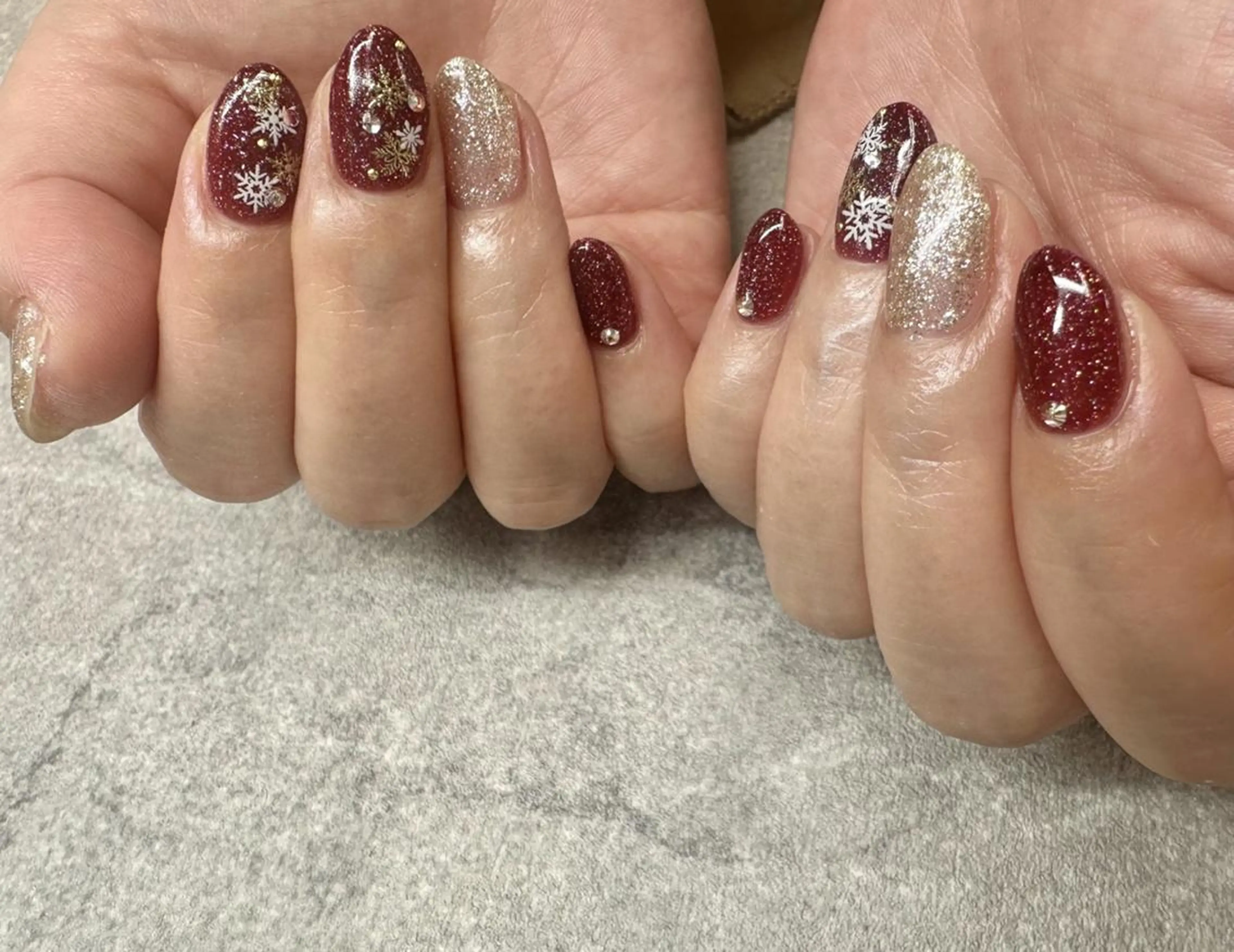 ネイル フットネイル フレンチネイル グラデーション キラキラネイル 韓国ネイル FASTNAIL PLUS 新宿店のネイルデザイン