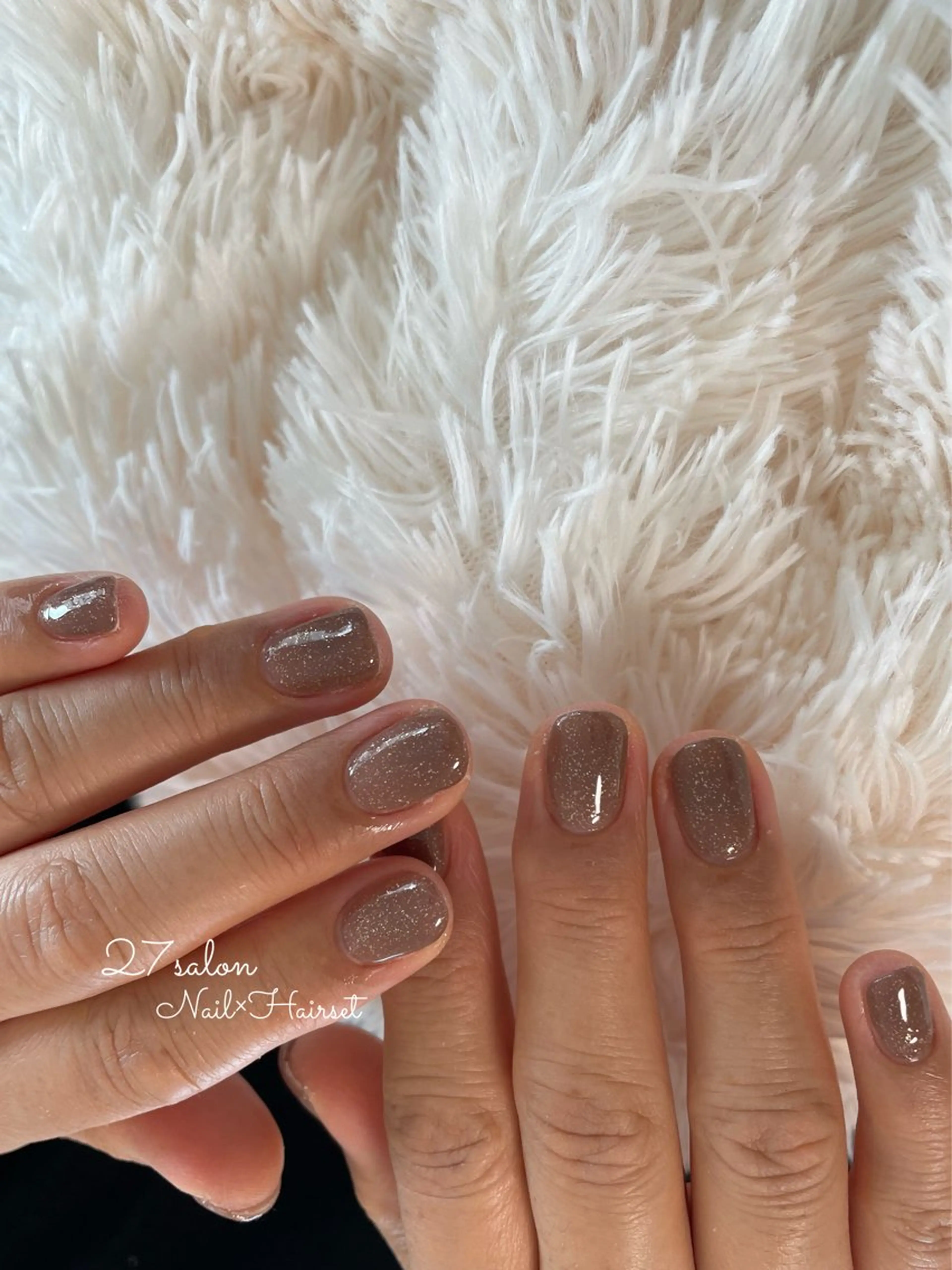 ネイル ブラウン 27salon yuinaのネイルデザイン