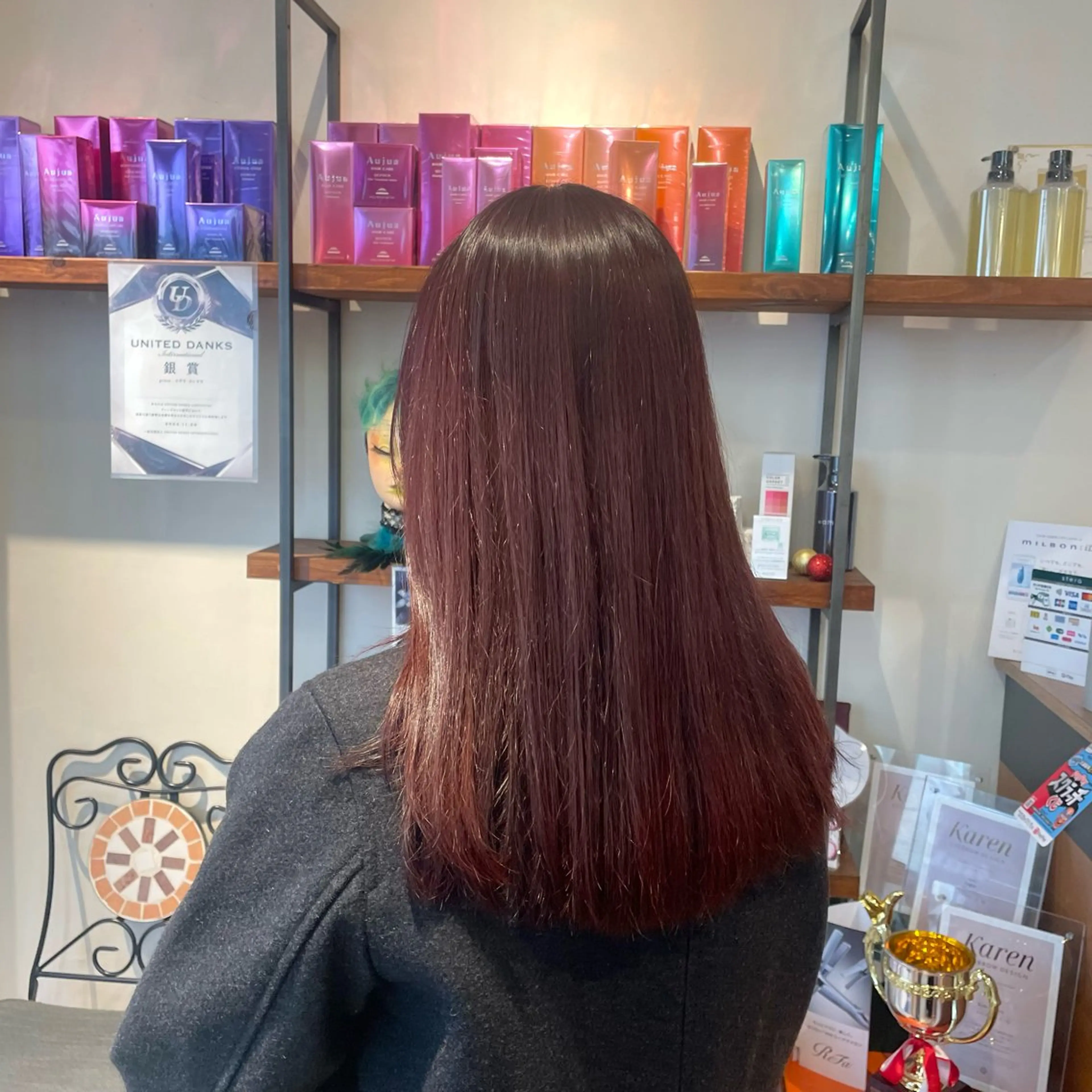 ロング カラー ヘアカラー トリートメント このみ/髪質改善 /ヘアアレンジ🫧のヘアスタイル