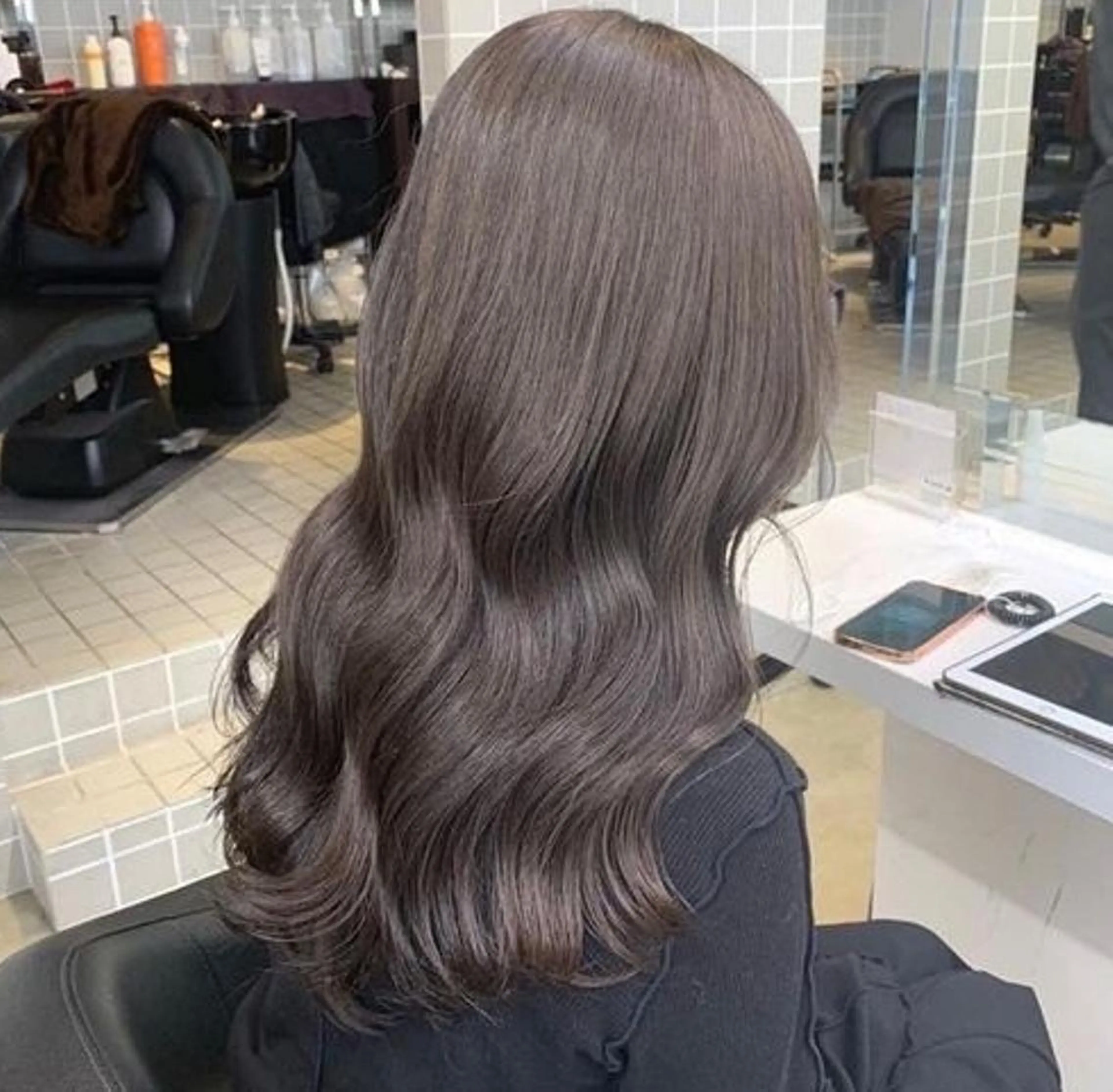 ロング カラー ヘアカラー トリートメント 🎨デザイン🥇 美髪・艶髪　日暮千敬のヘアスタイル