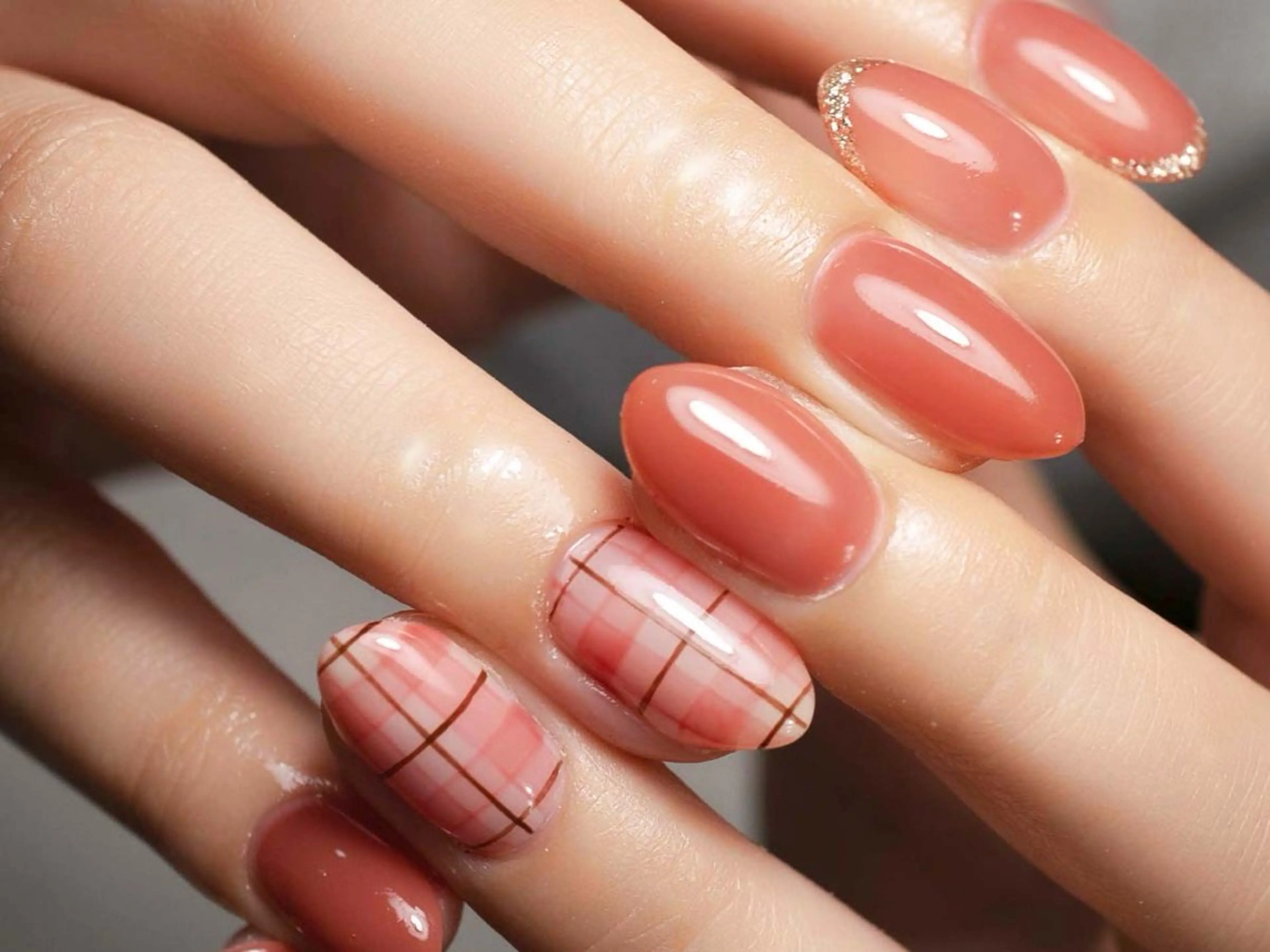 ネイル フレンチネイル オフィスネイル ワンカラーネイル シンプルネイル ハンドネイル Nailsalon ＆Noelのネイルデザイン