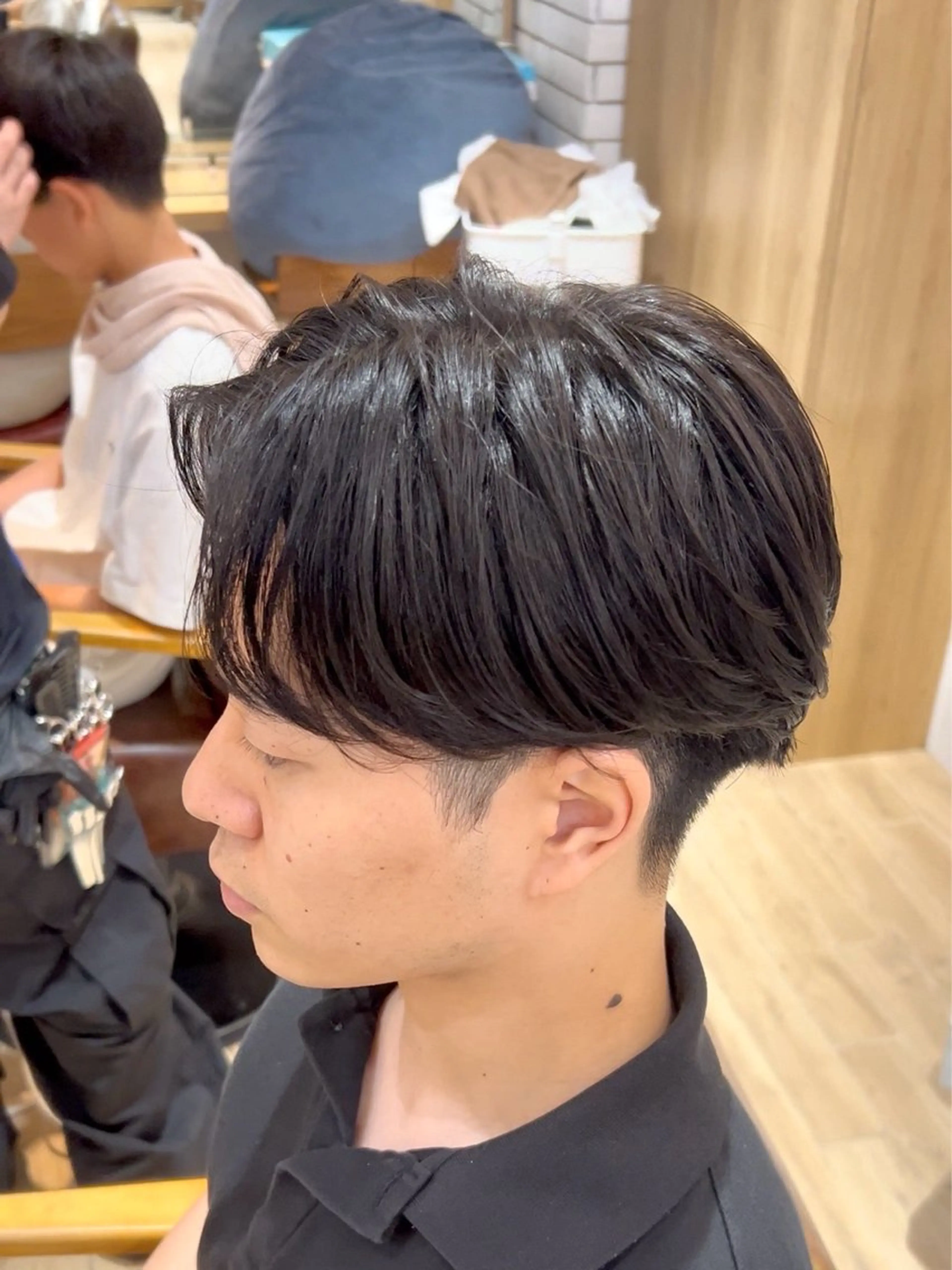 新規限定【モデル/センターパートスタイル/目黒】メンズカット＋シャンプーの写真