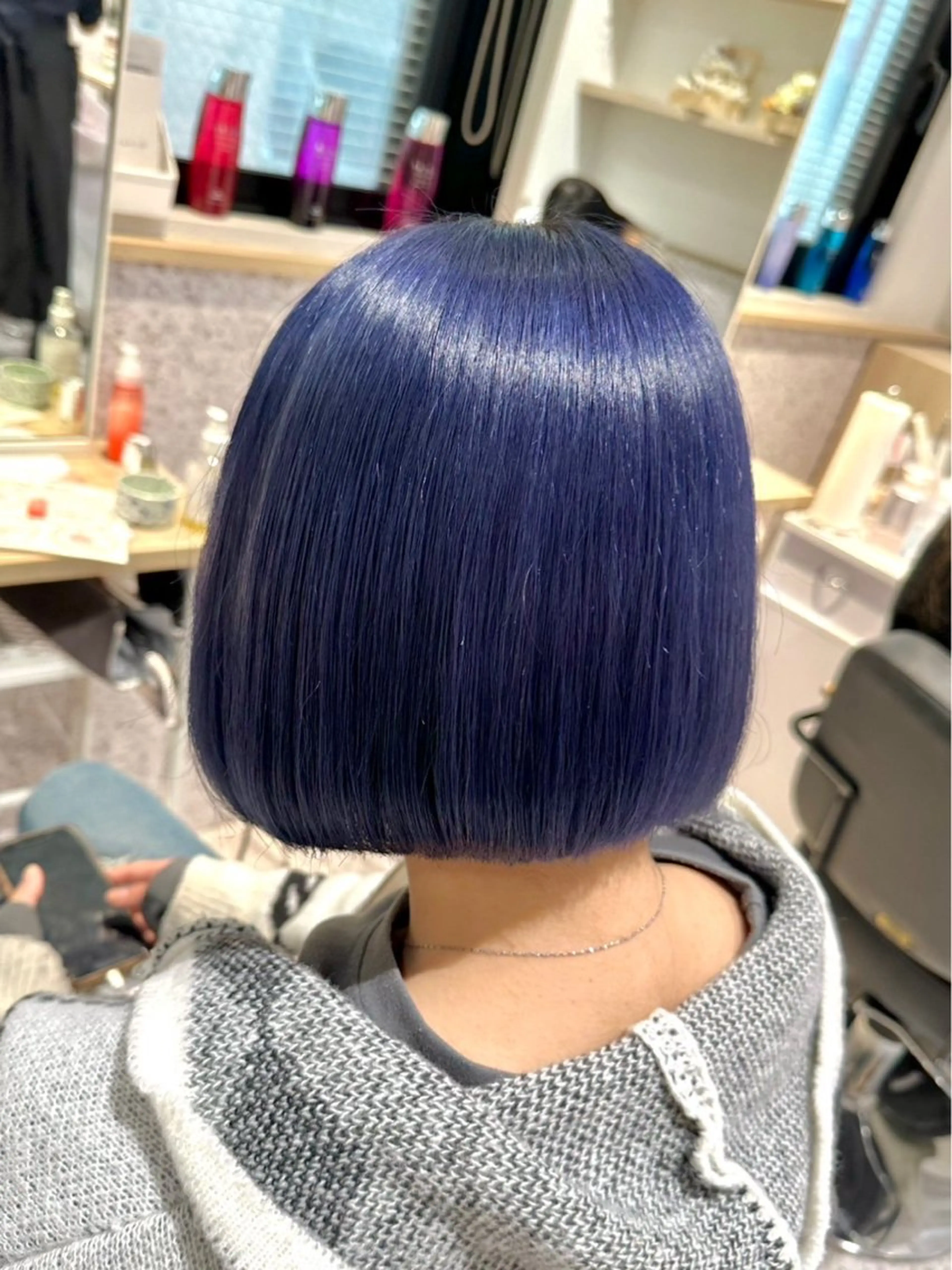 ミディアム 顔周りカット ハイライト 髪質改善 韓国風ヘア 縮毛矯正 ヘアカラー 艶カラー/ハイトーン HINA✮*｡ﾟのヘアスタイル