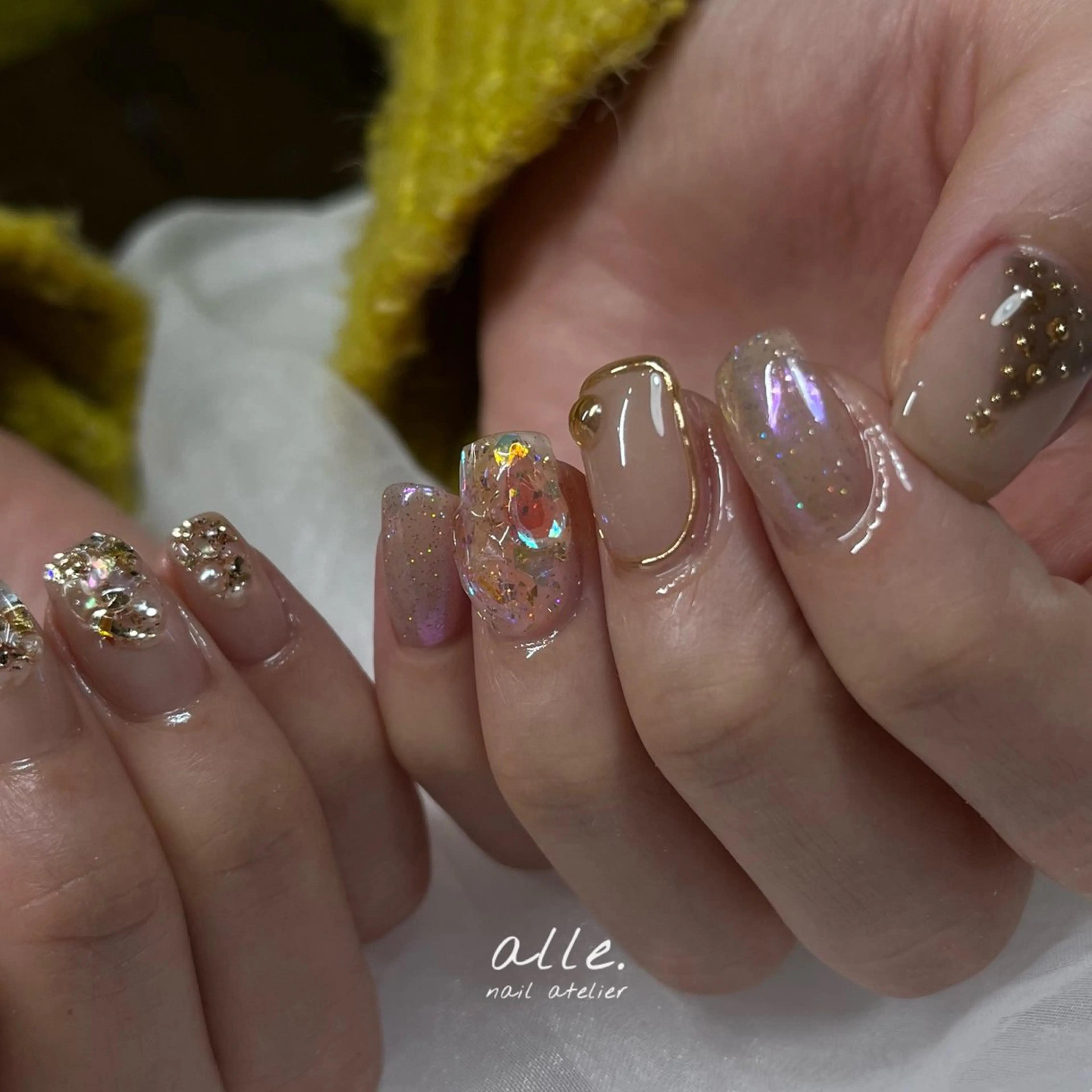 ネイル ハンドネイル atelier alle.のネイルデザイン
