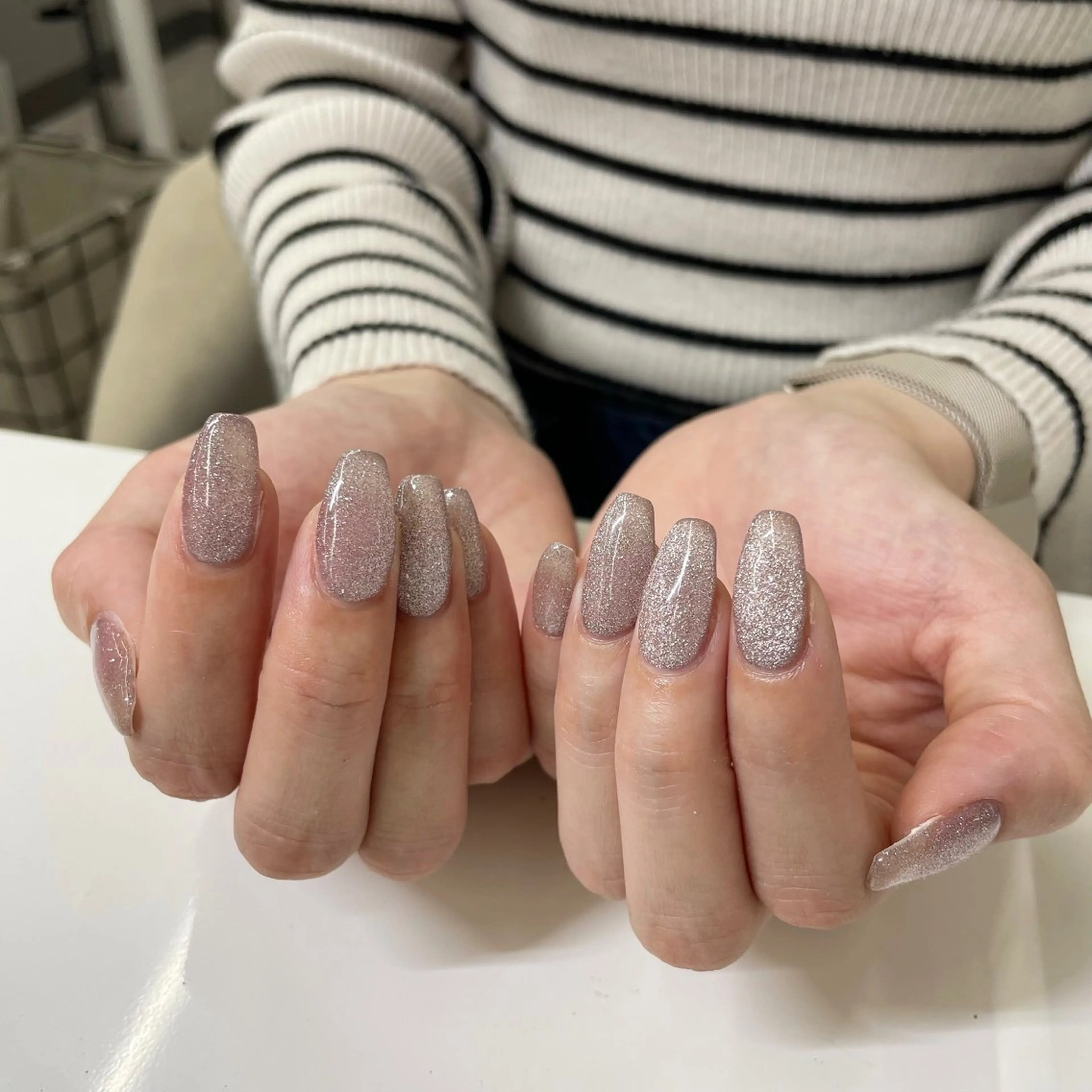 ネイル フラッシュネイル マグネットネイル ハンドネイル Bianca川越西口 KITAZAKI🫧のネイルデザイン