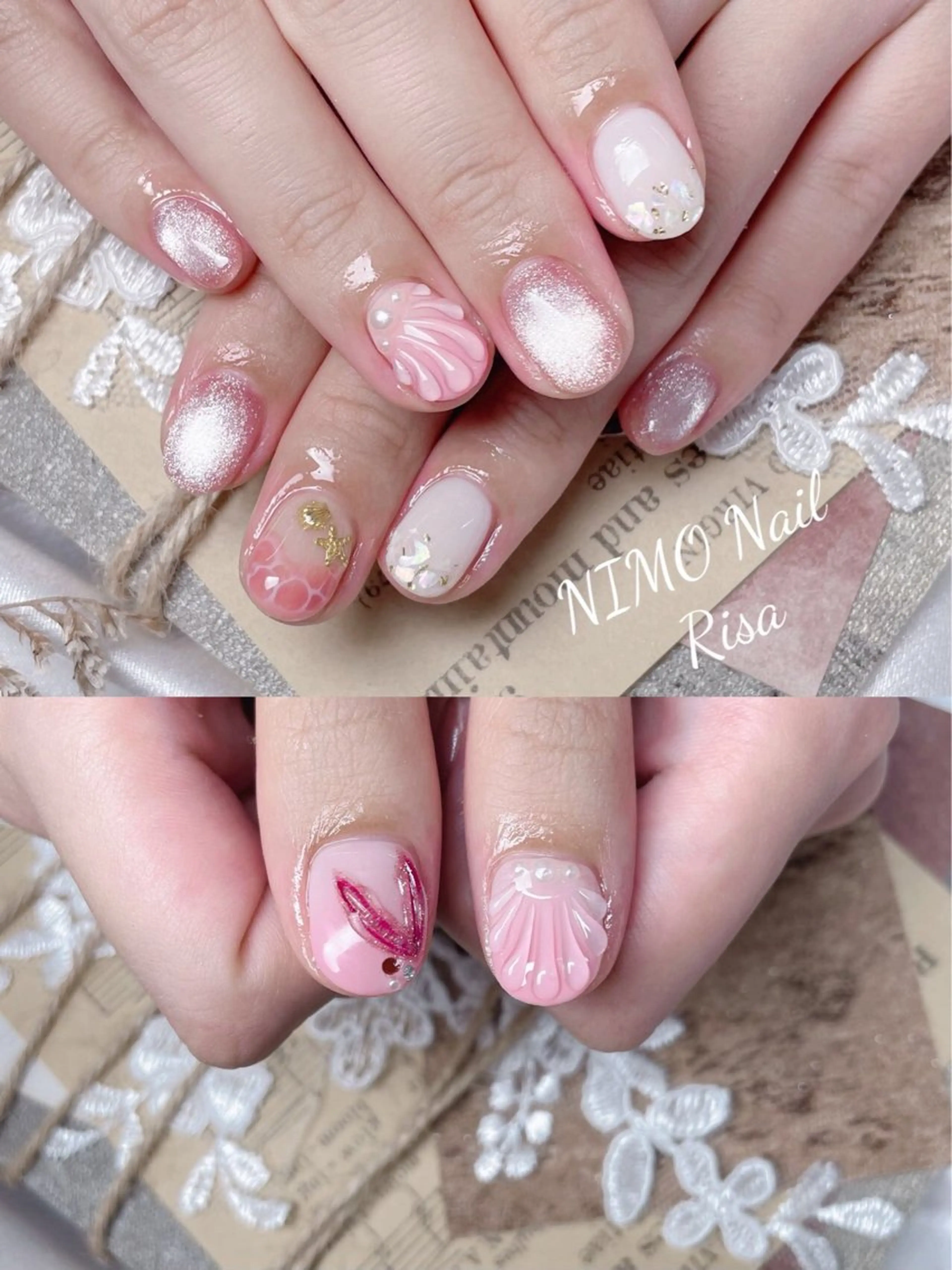 ネイル ハンドネイル RI SA☀️ リサのネイルデザイン