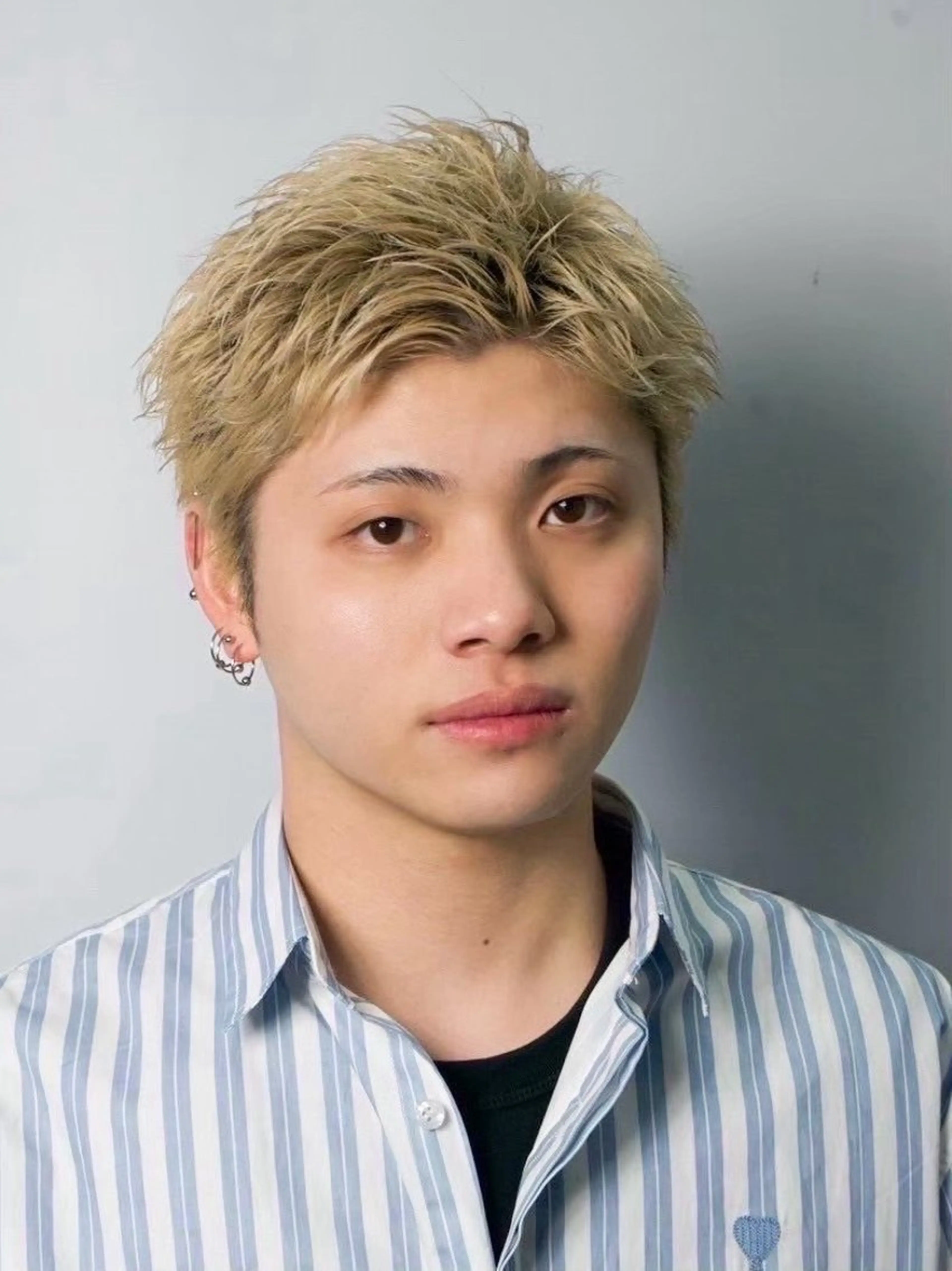 ショート メンズ 沖田 瑠音のヘアスタイル