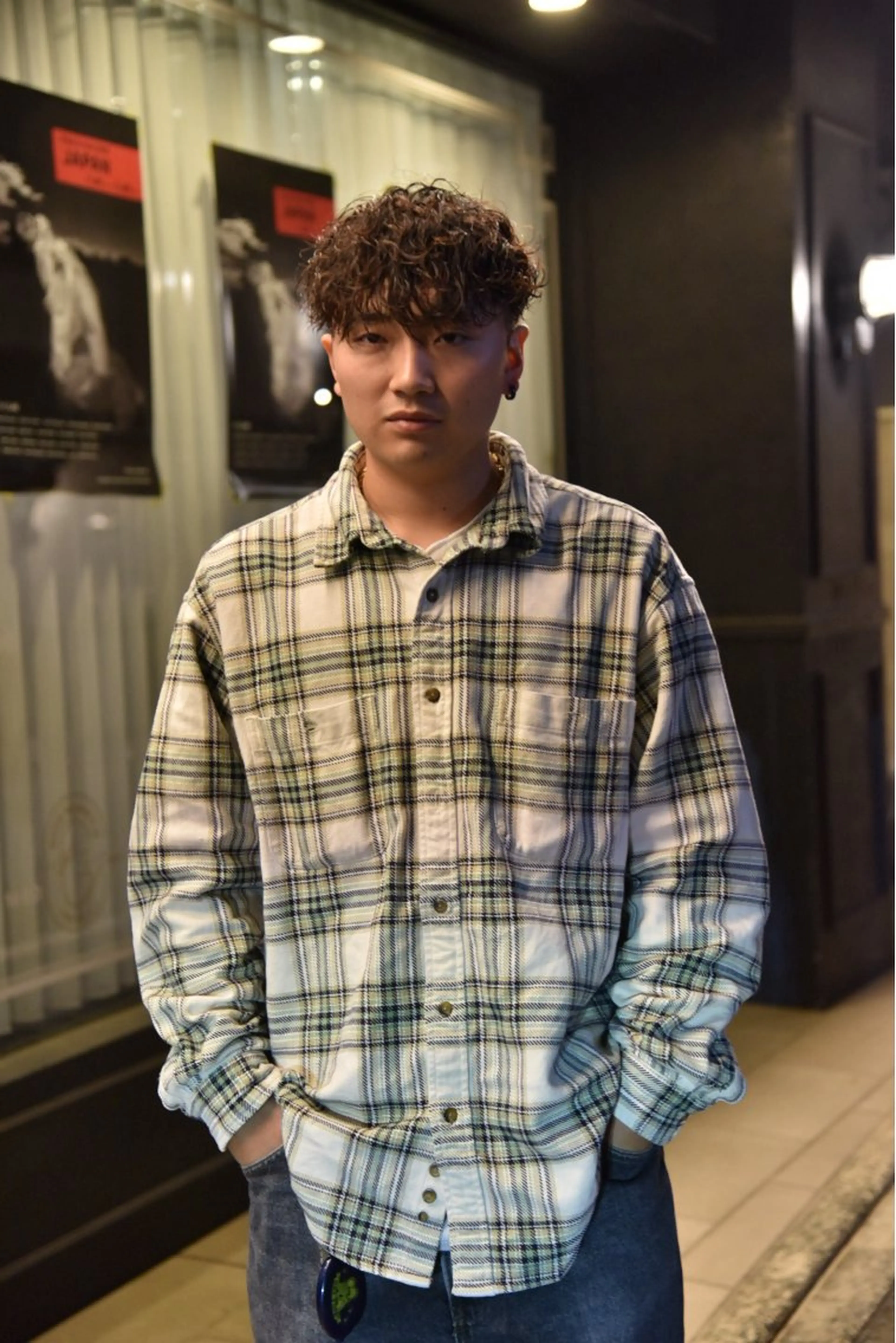 メンズカットパーマの写真