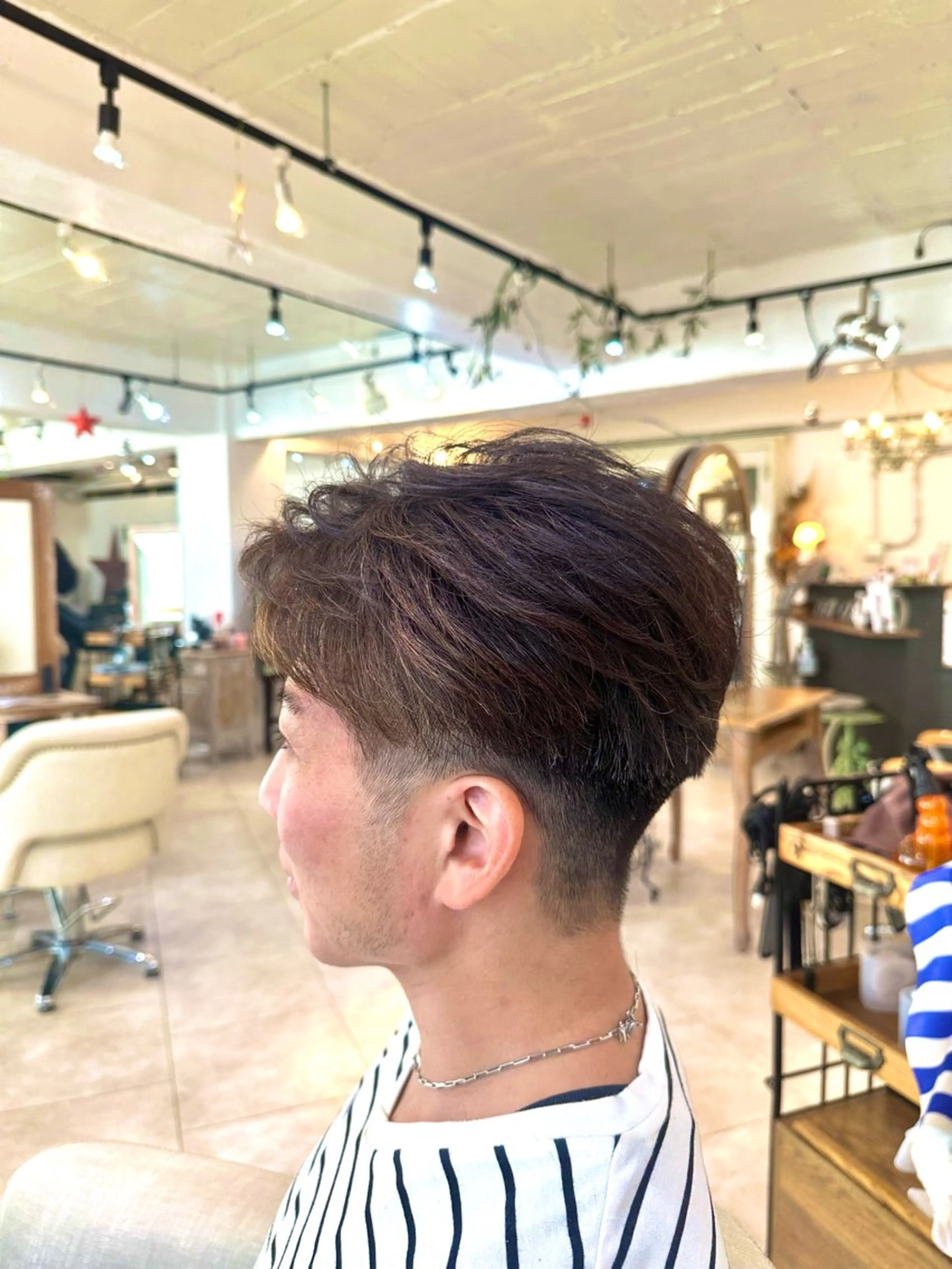 メンズ スパイキー/ ピンパーマ/緑川雄也のヘアスタイル