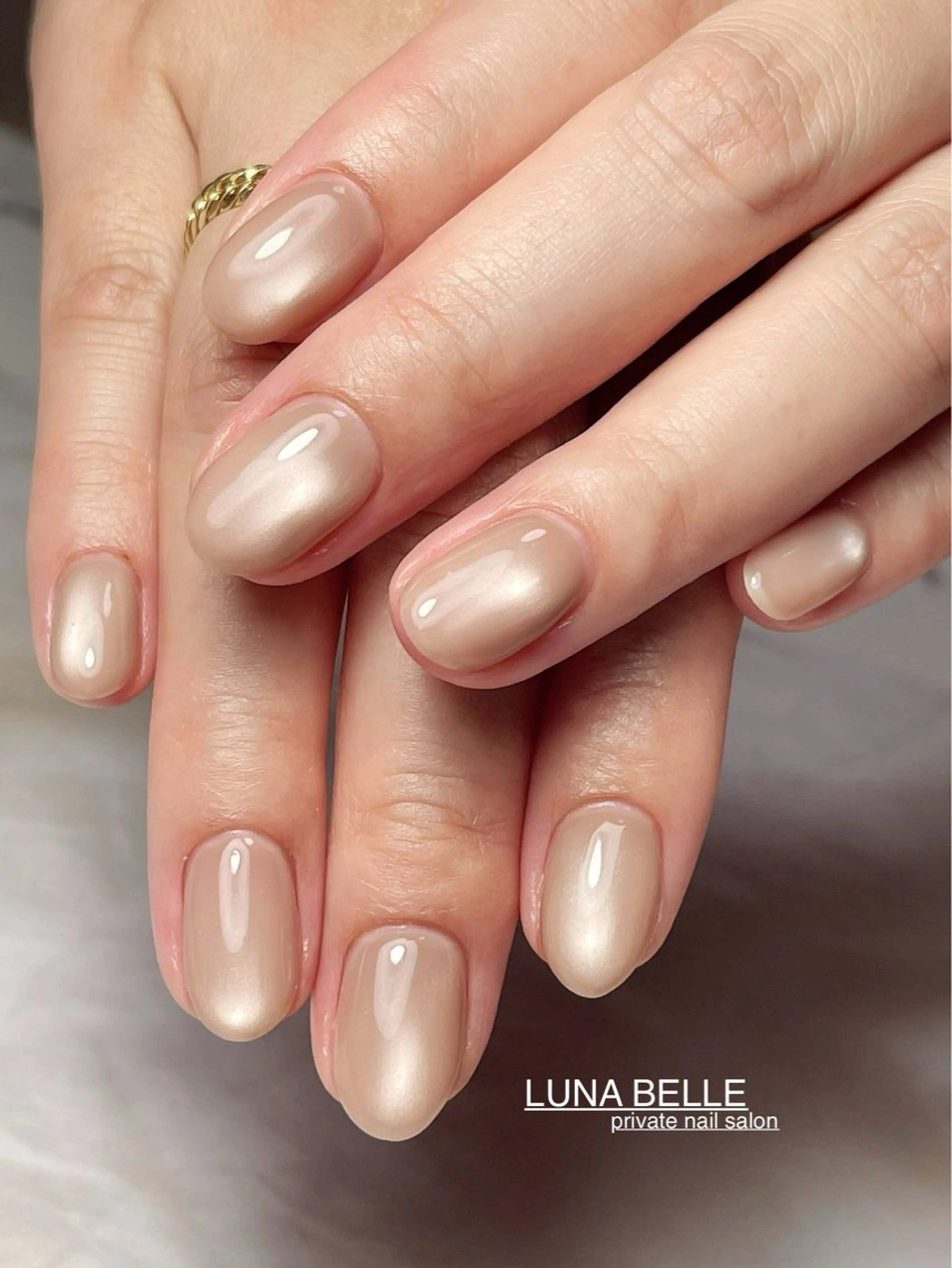 ネイル マグネットネイル ハンドネイル LUNA BELLEのネイルデザイン