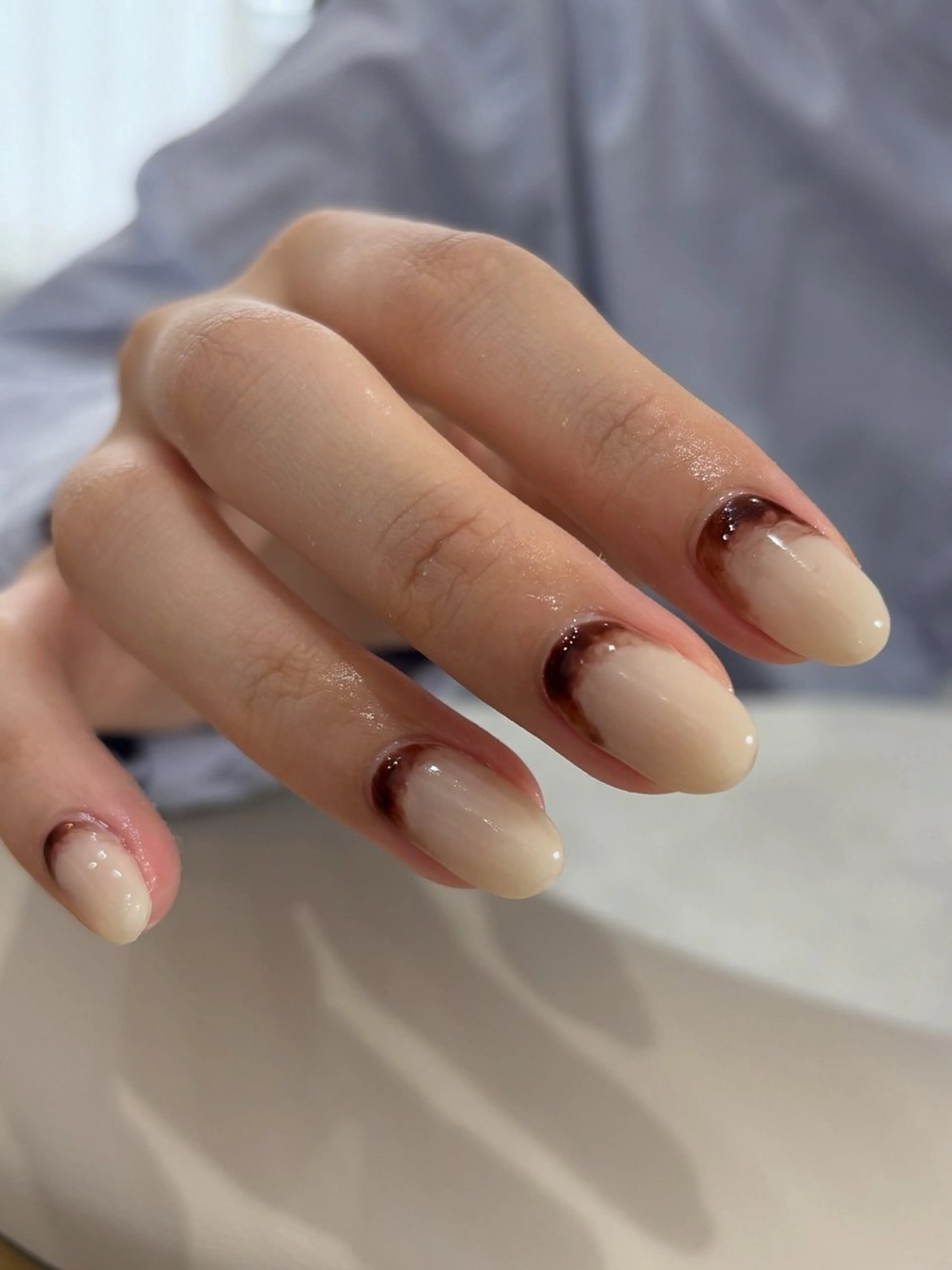 ネイル ニュアンスネイル 【 Lea's 】 kaedeのネイルデザイン