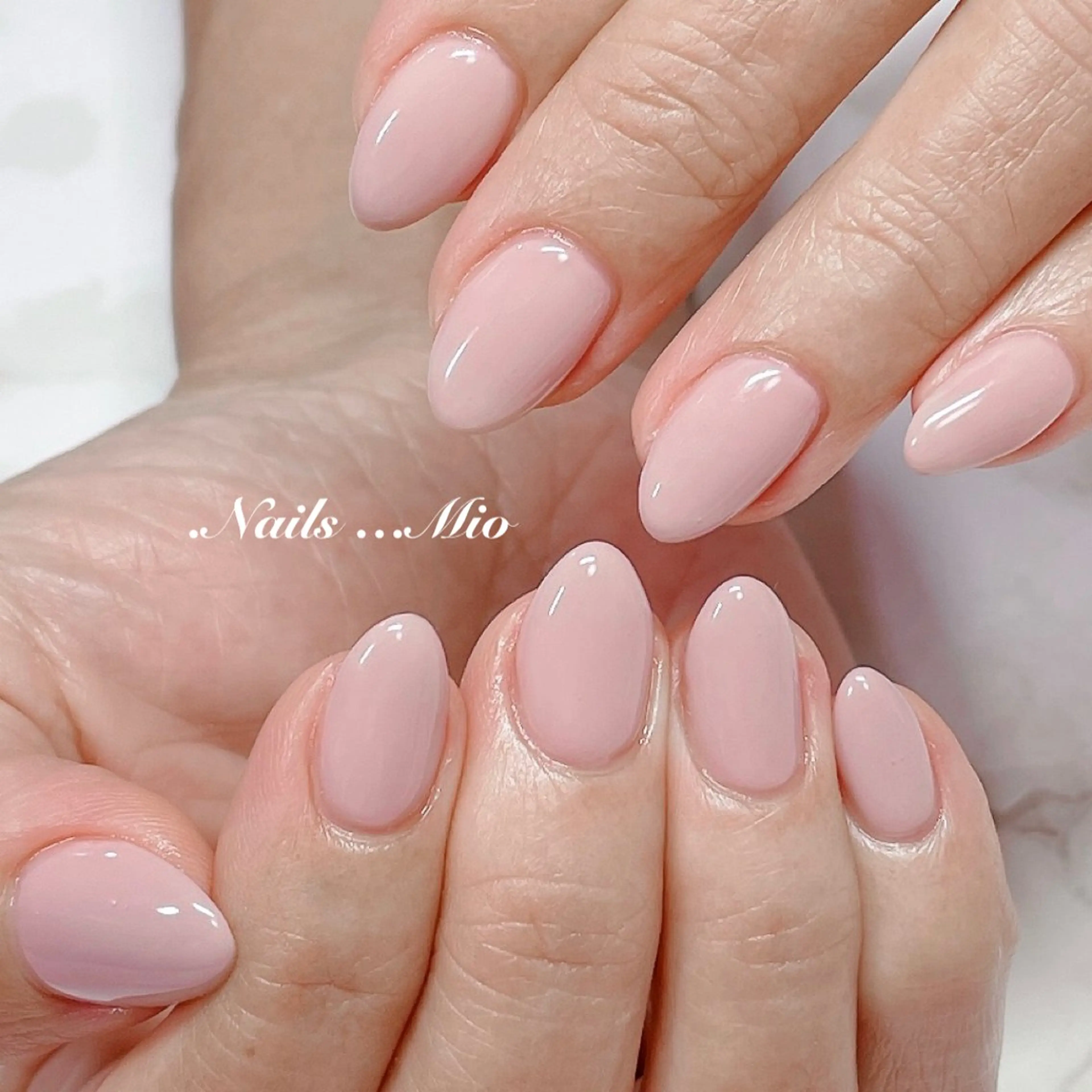 ネイル ジェルネイル ワンカラーネイル .Nails Mio 赤羽西ネイルサロンのネイルデザイン