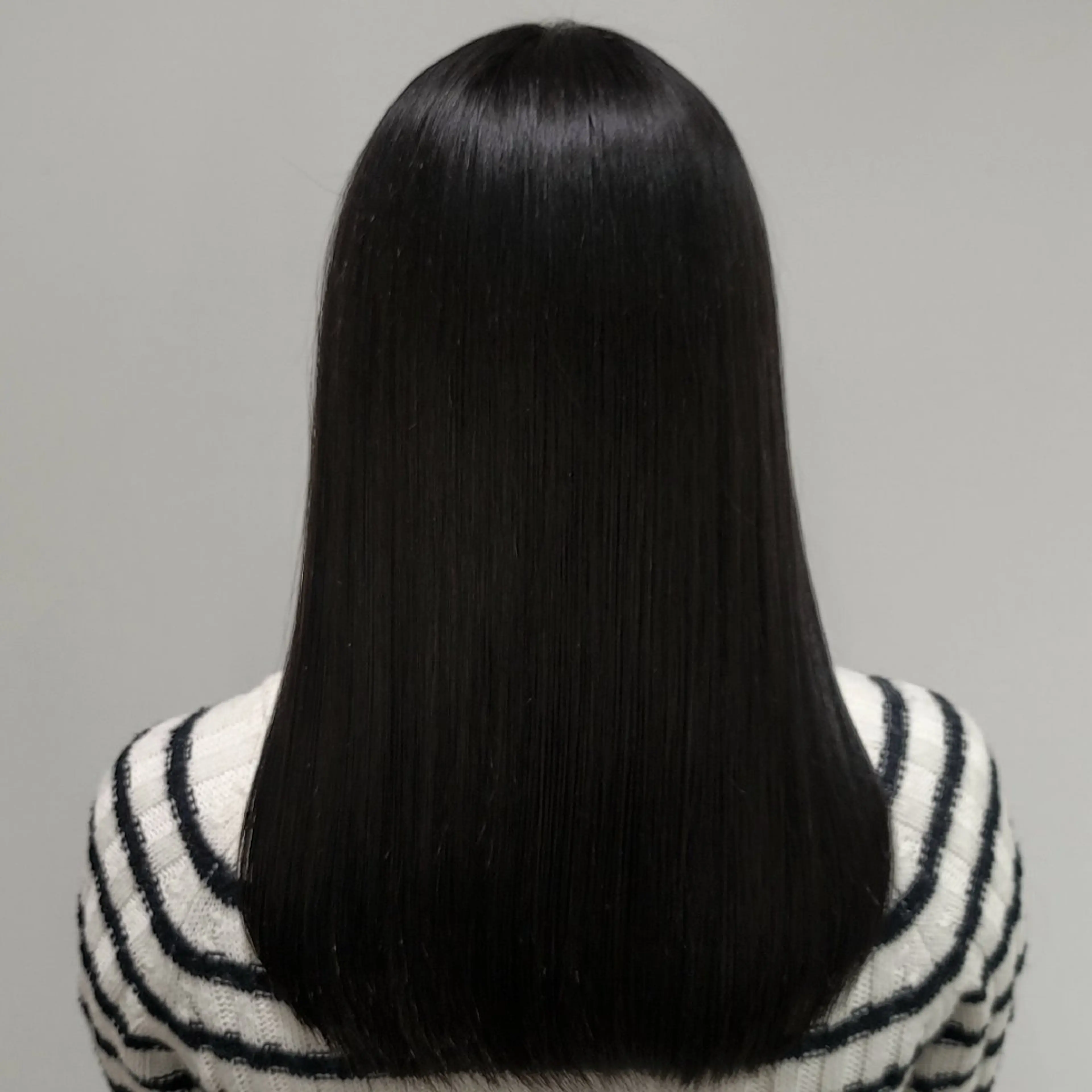 セミロング カラー カットモデル/ セット/宮里心香のヘアスタイル