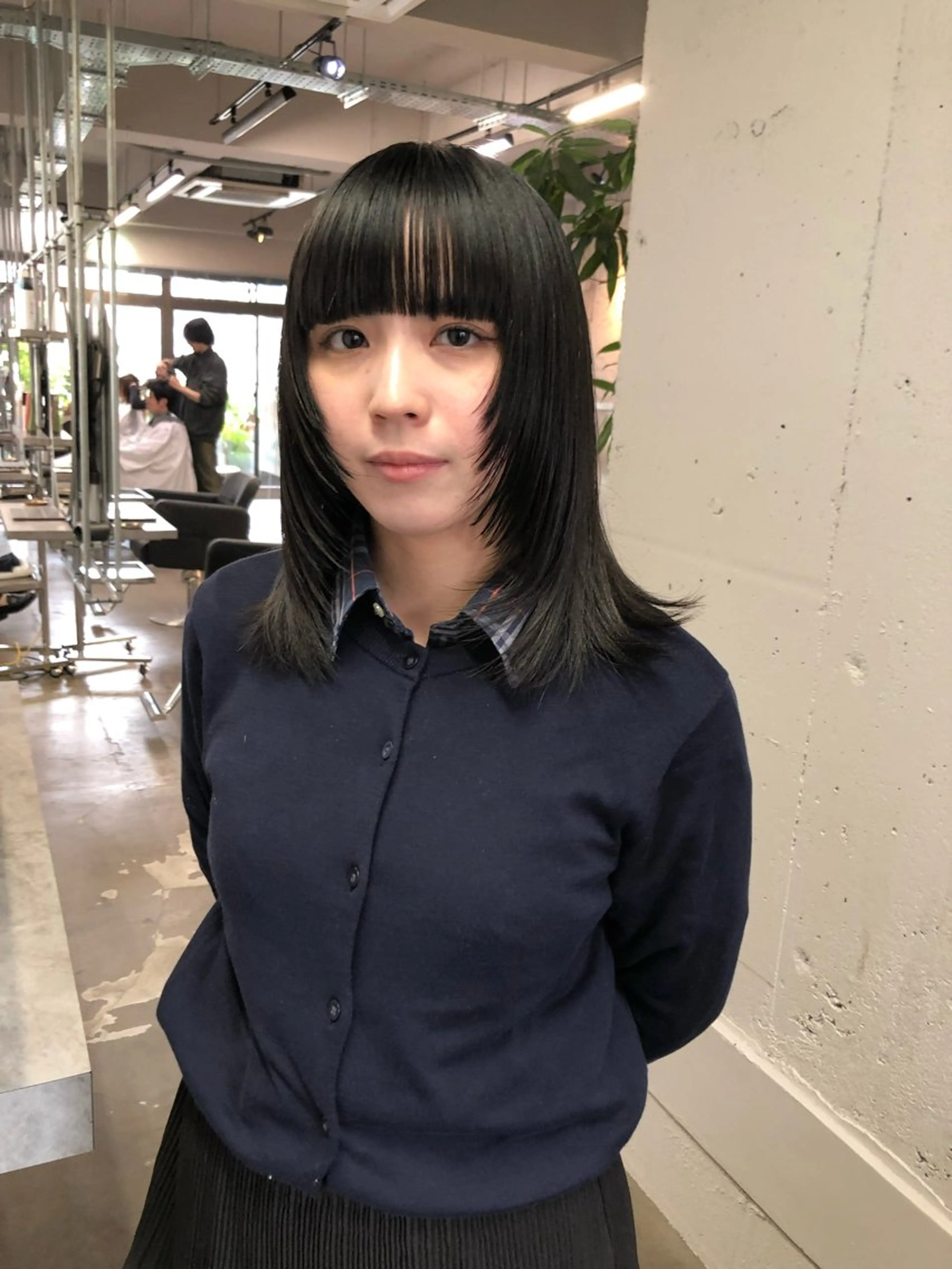 ミディアム ボブ 似合わせカット ボブ× フェイスレイヤー🩰のヘアスタイル