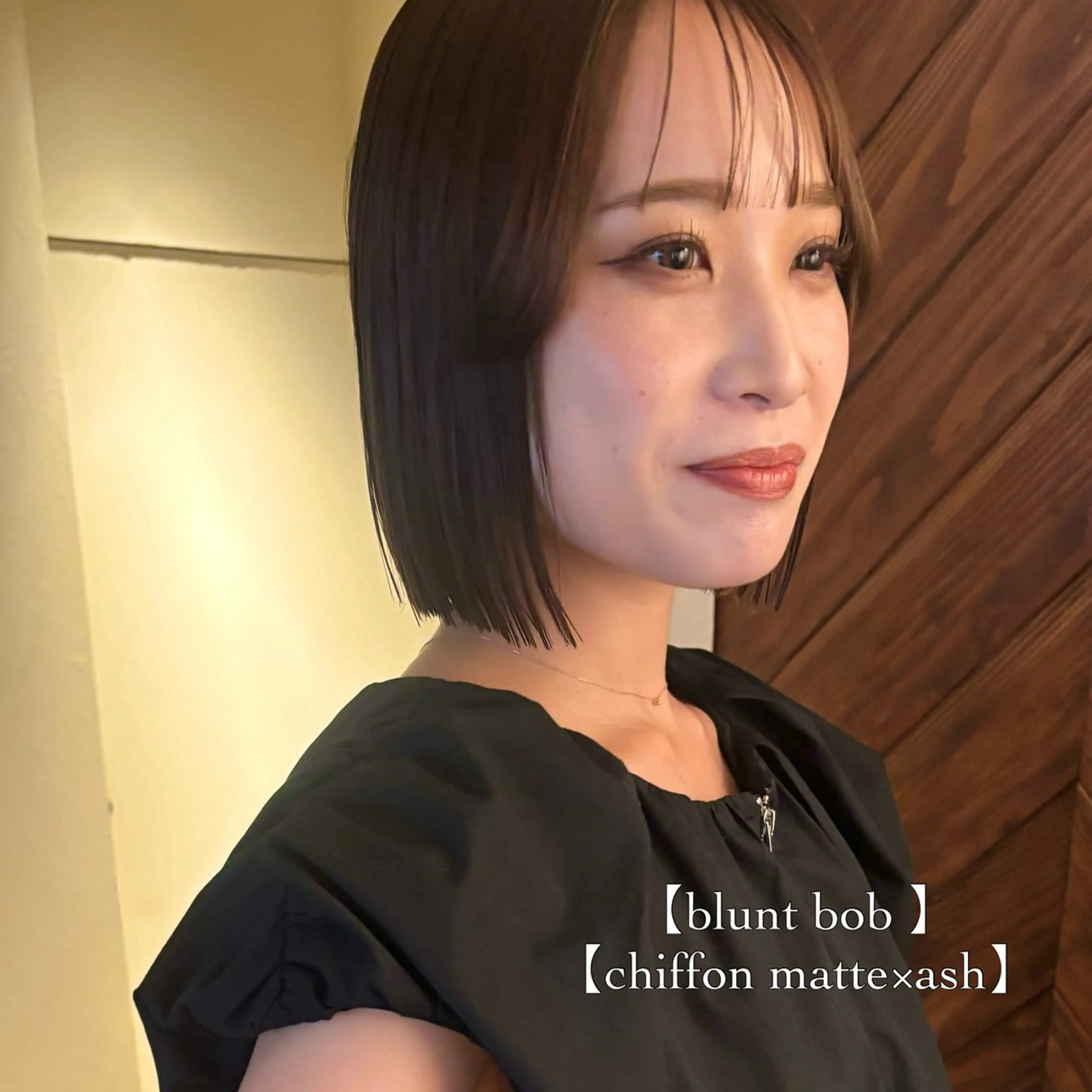 ミディアム カラー カット ヘアカラー ⌇🌹透明感カラー 🌹ᴍᴇɢᴜᴍɪ ⌇のヘアスタイル