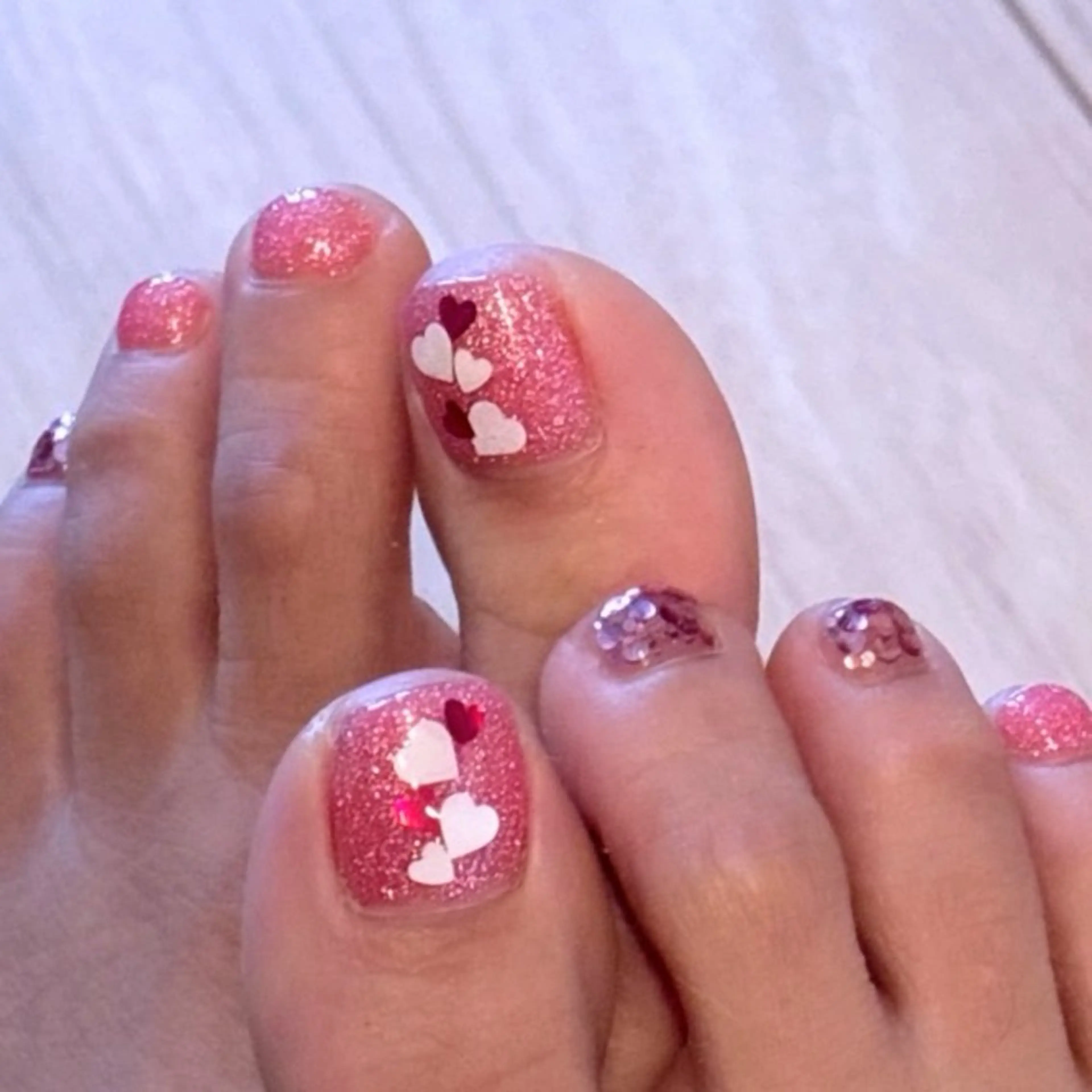 ネイル アートネイル フットネイル ジェルネイル キラキラネイル ニュアンスネイル フットネイル tamu nail 　金町のネイルデザイン