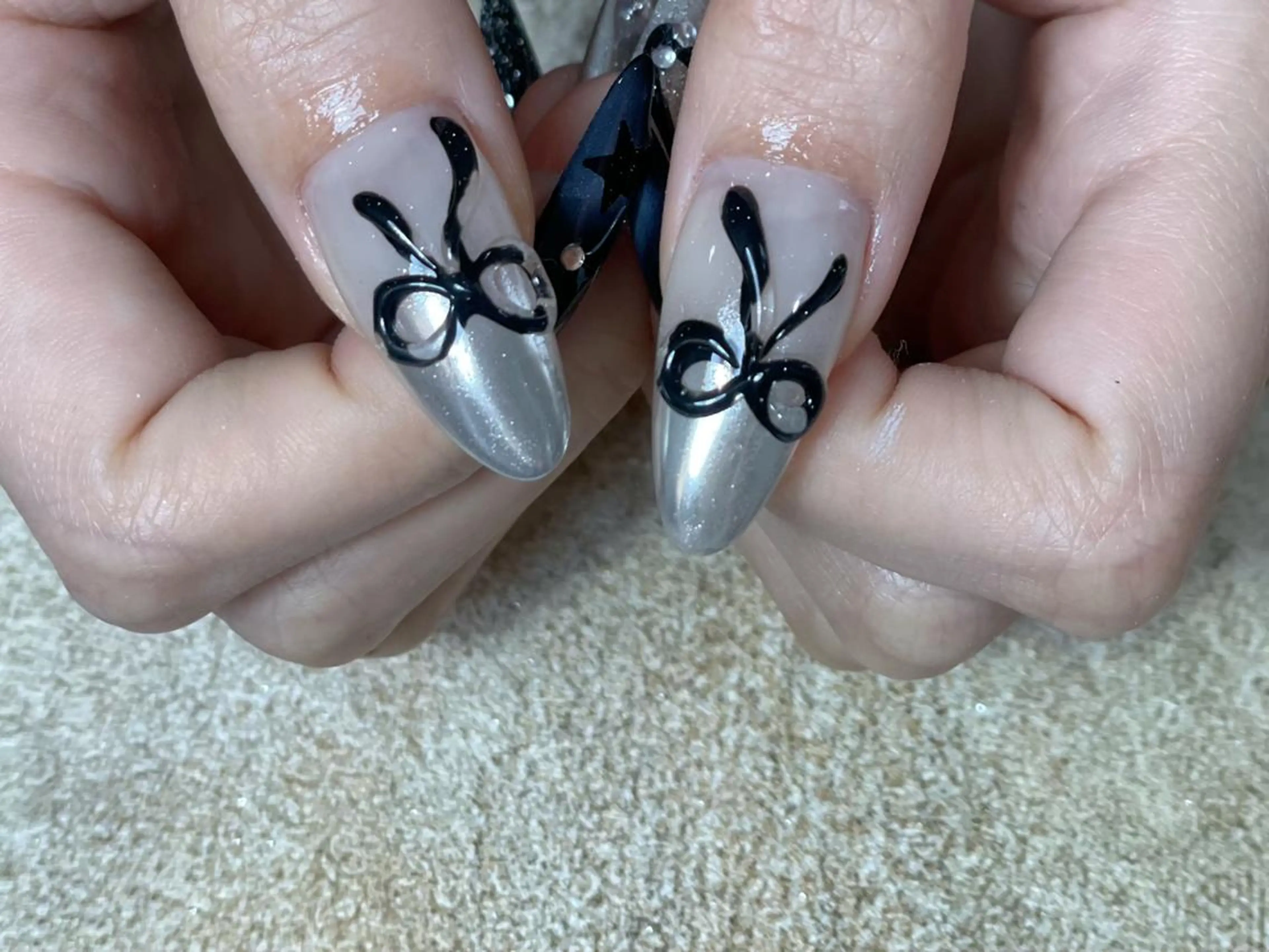 ネイル スカルプネイル ネイルチップ ハンドネイル MAKI💚💚💚 秋葉原.のネイルデザイン