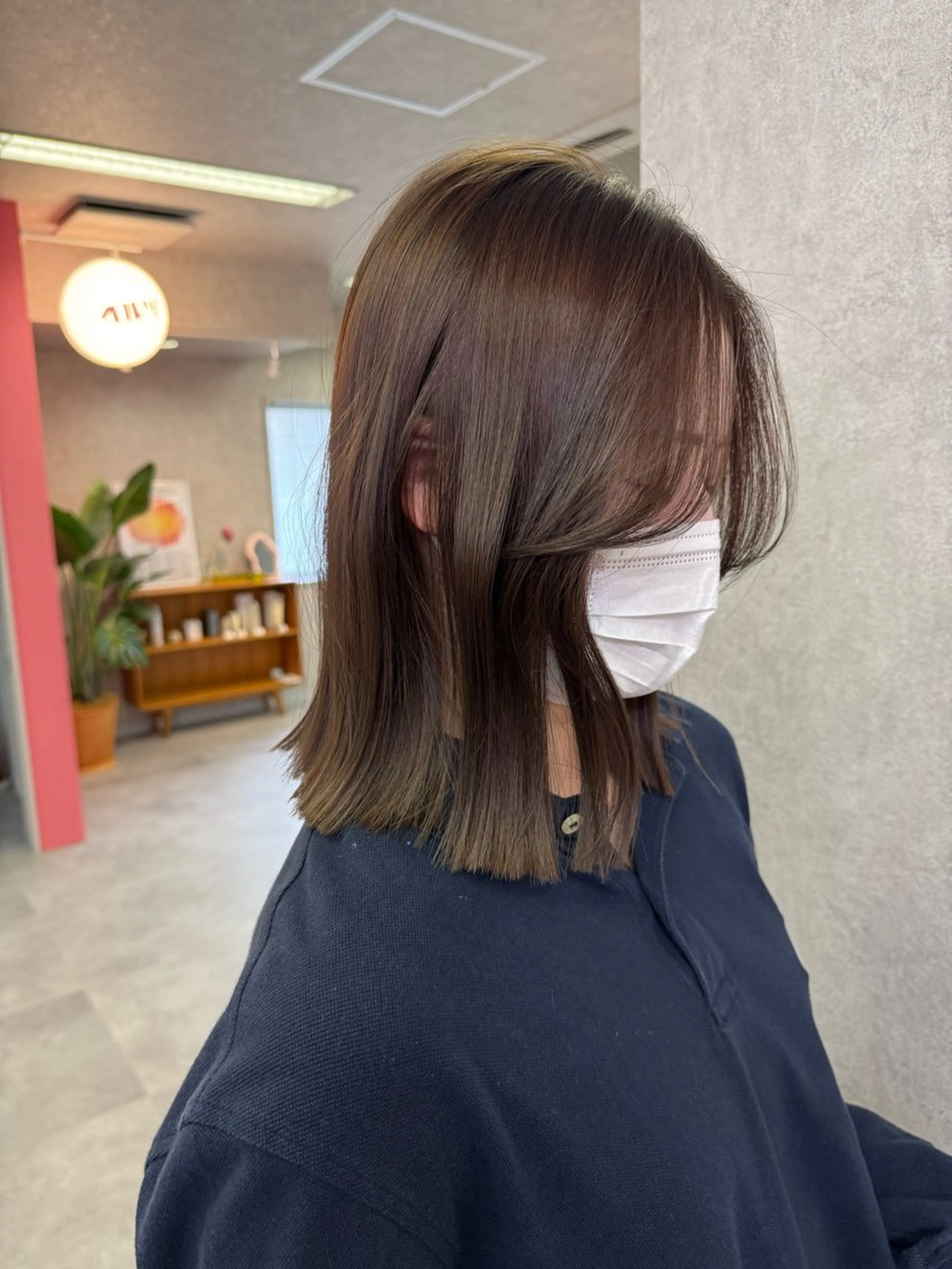 ミディアム カラー パーマ ヘアアレンジ ヘアカラー トリートメント Hz【ヘルツ】 masakiのヘアスタイル