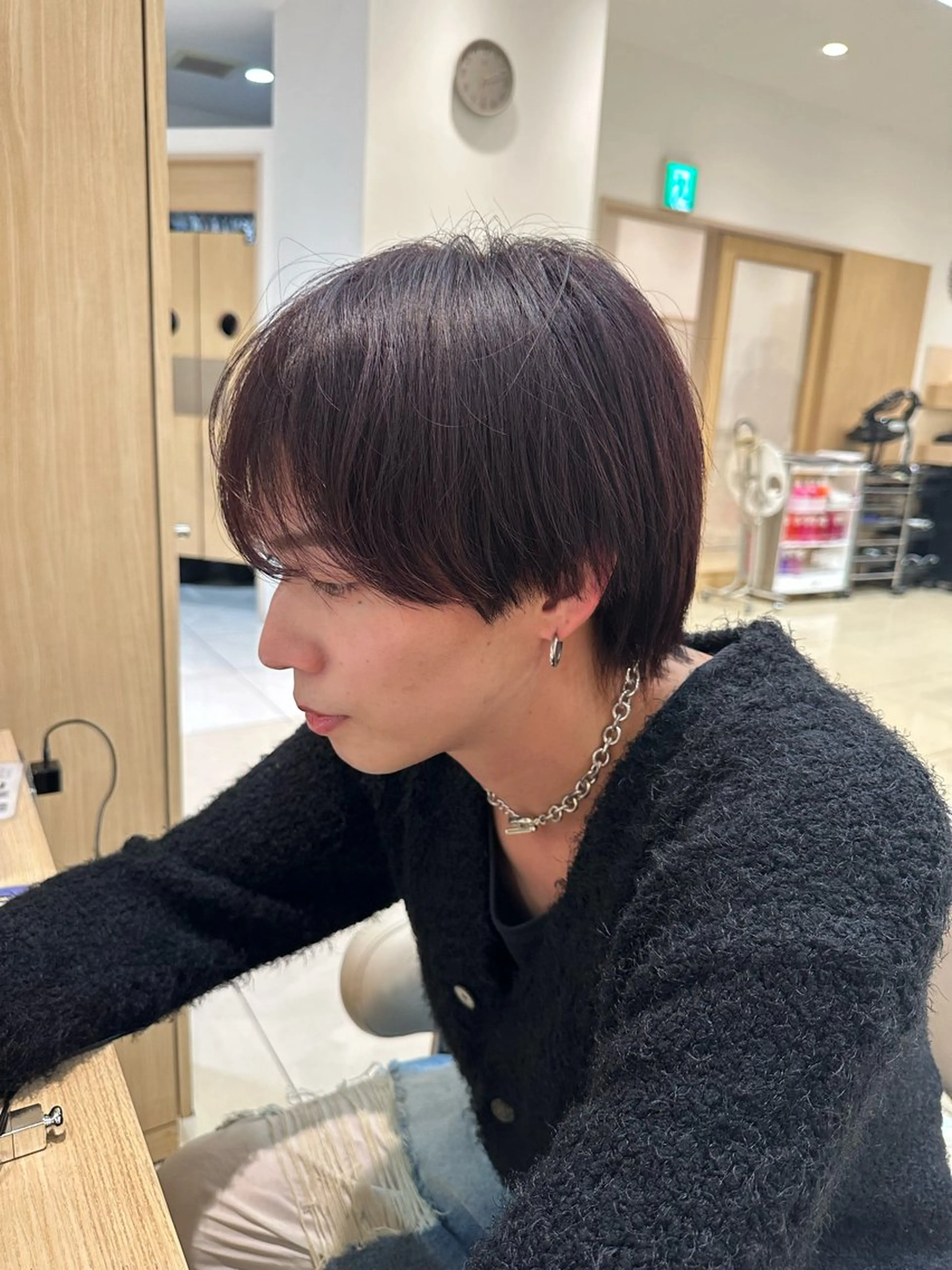 メンズ カット ヘアカラー Ash中目黒 森田みなみのヘアスタイル