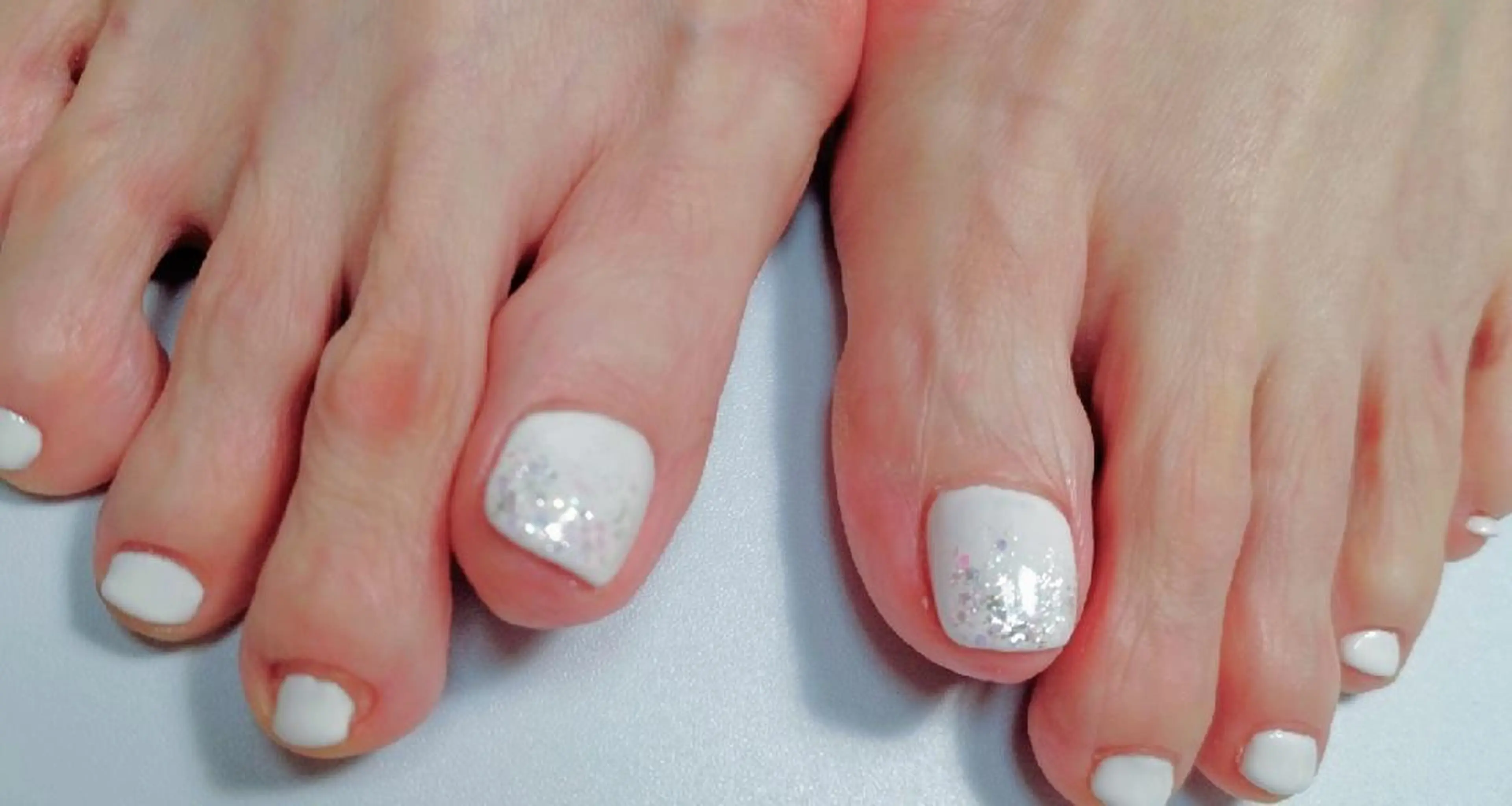 平日minimo限定♥フットネイル(オフなし)♡ラメ追加okの写真