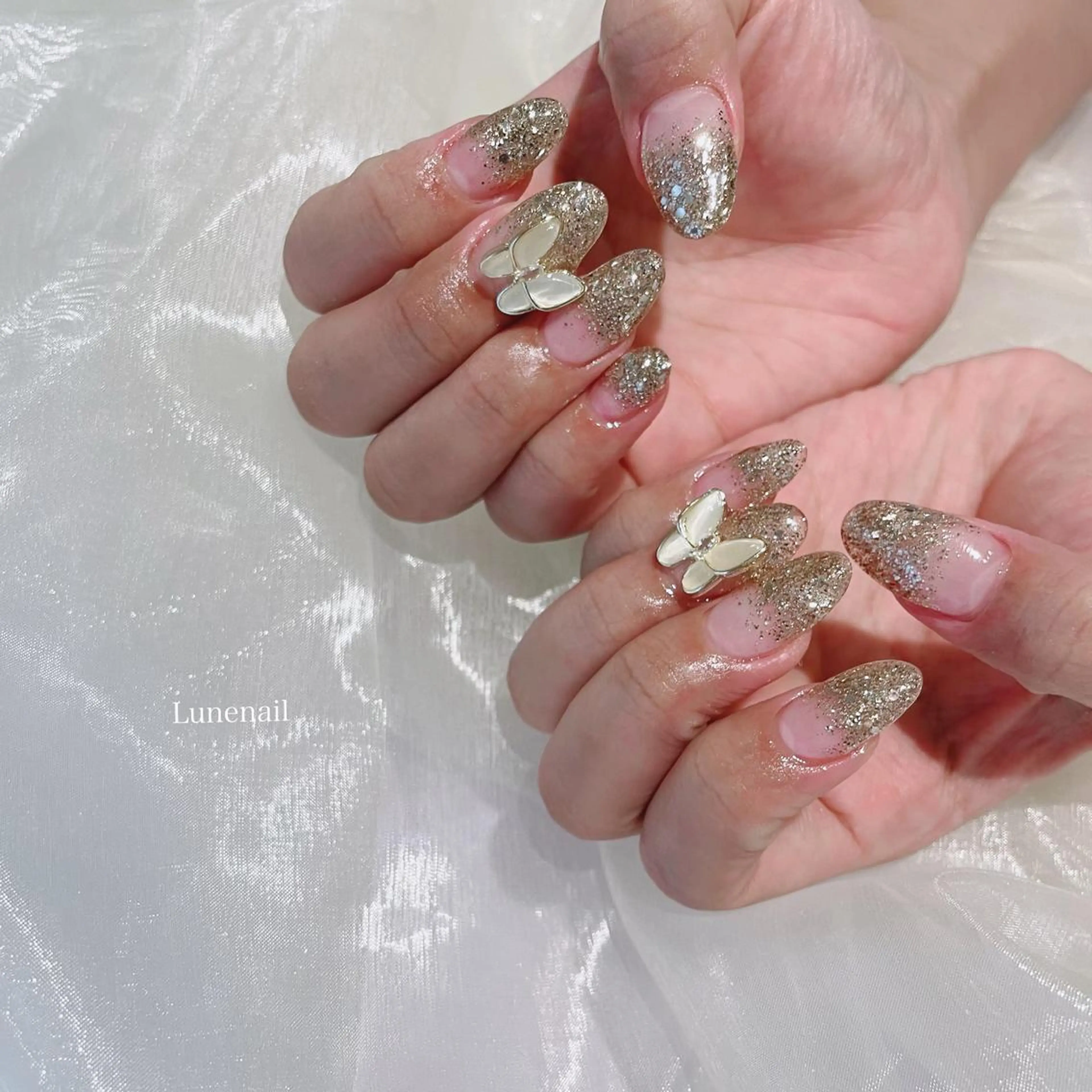 ネイル ストーンネイル Lune nailのネイルデザイン